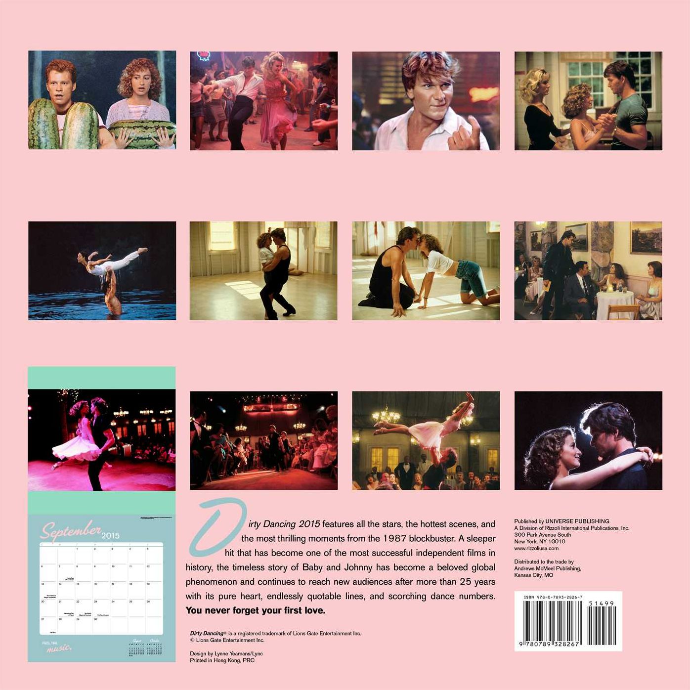 Dirty Dancing 2015 Wall Calendar