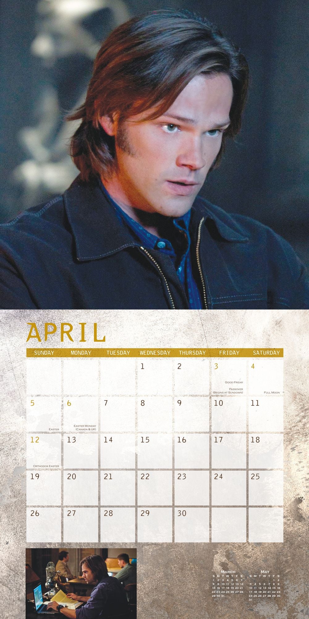 Supernatural 2015 Wall Calendar: The Television Series