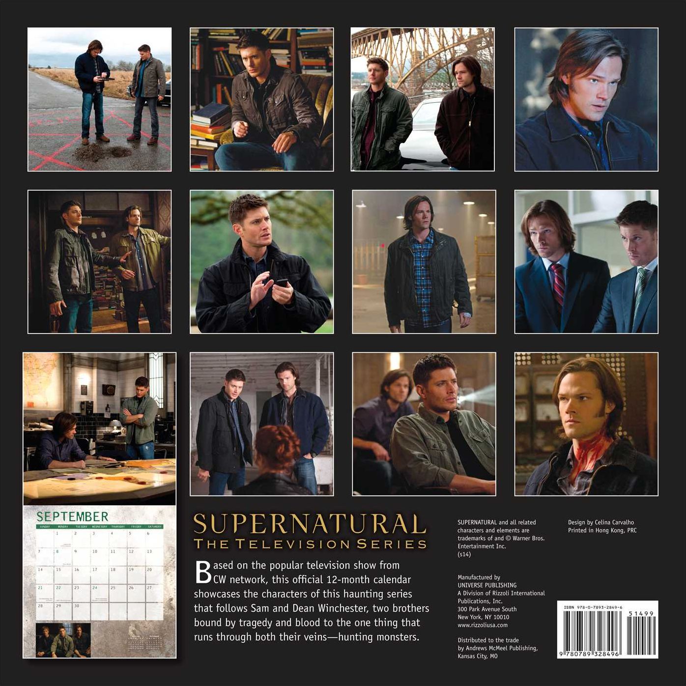 Supernatural 2015 Wall Calendar: The Television Series