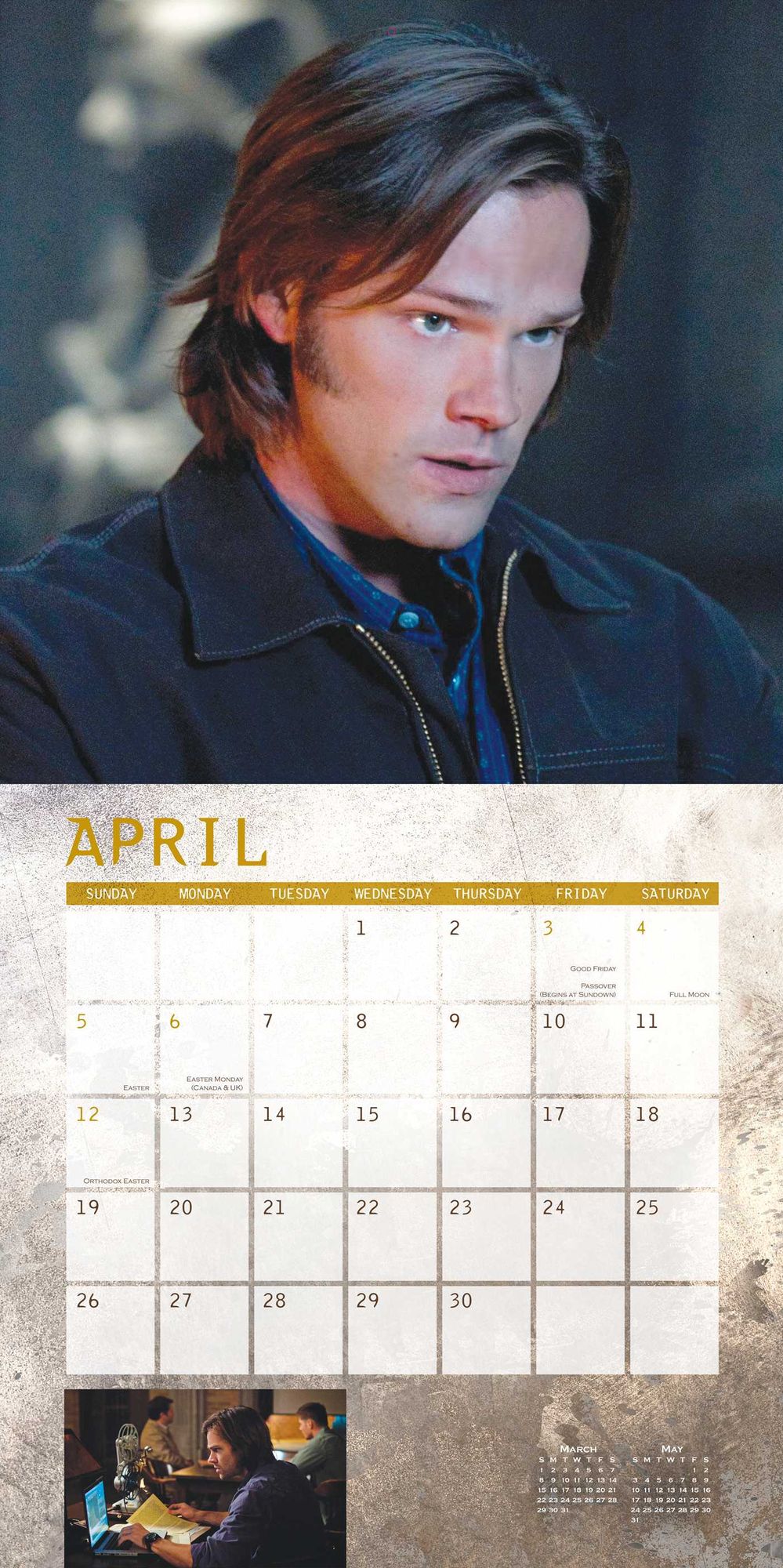 Supernatural 2015 Wall Calendar: The Television Series