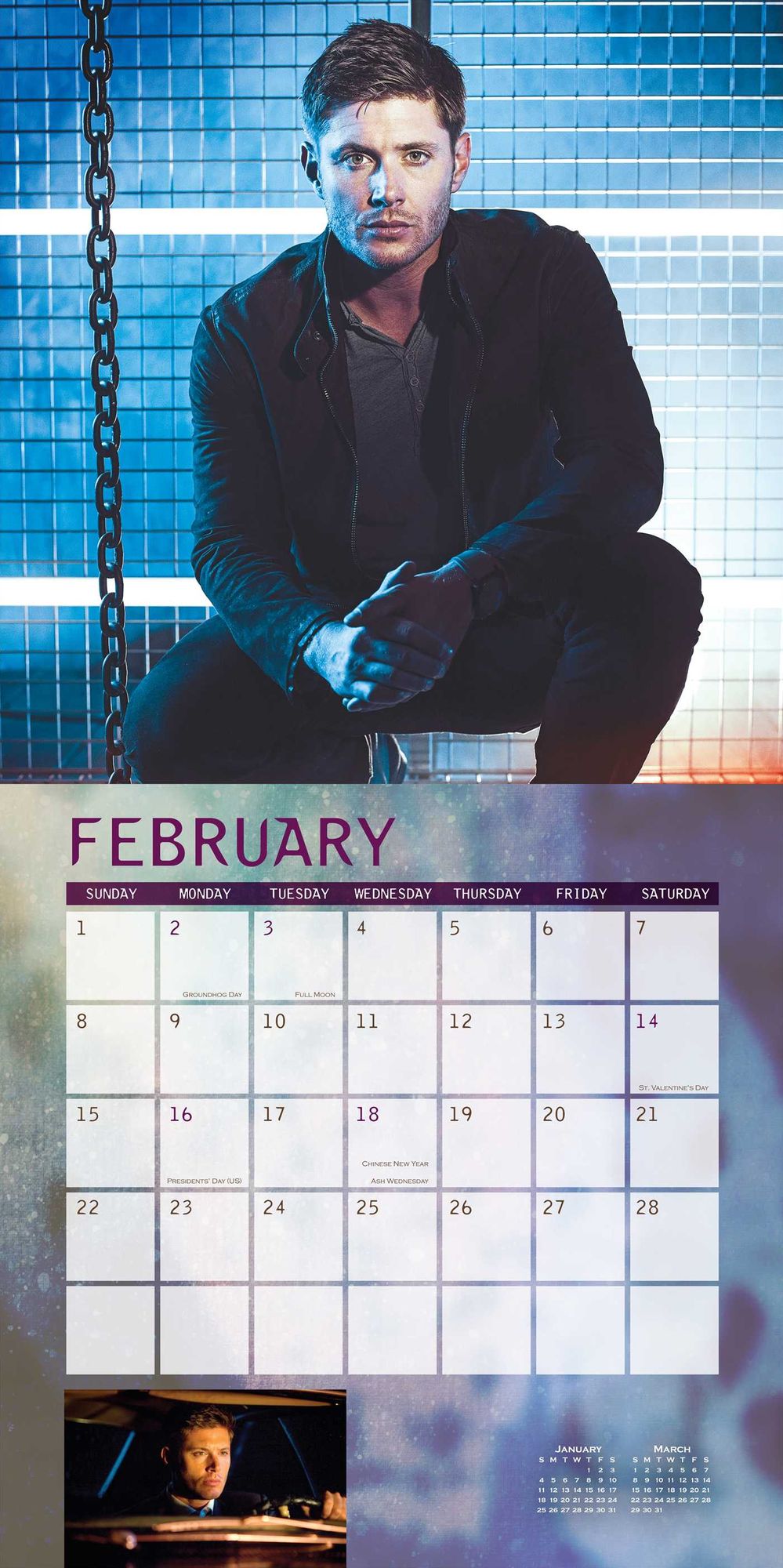 Supernatural 2015 Wall Calendar: The Television Series