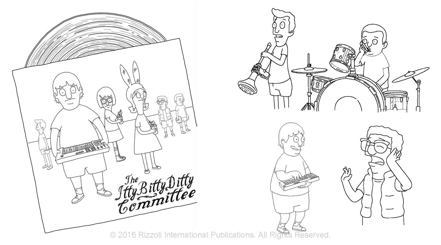 The Official Bob's Burgers Coloring Book