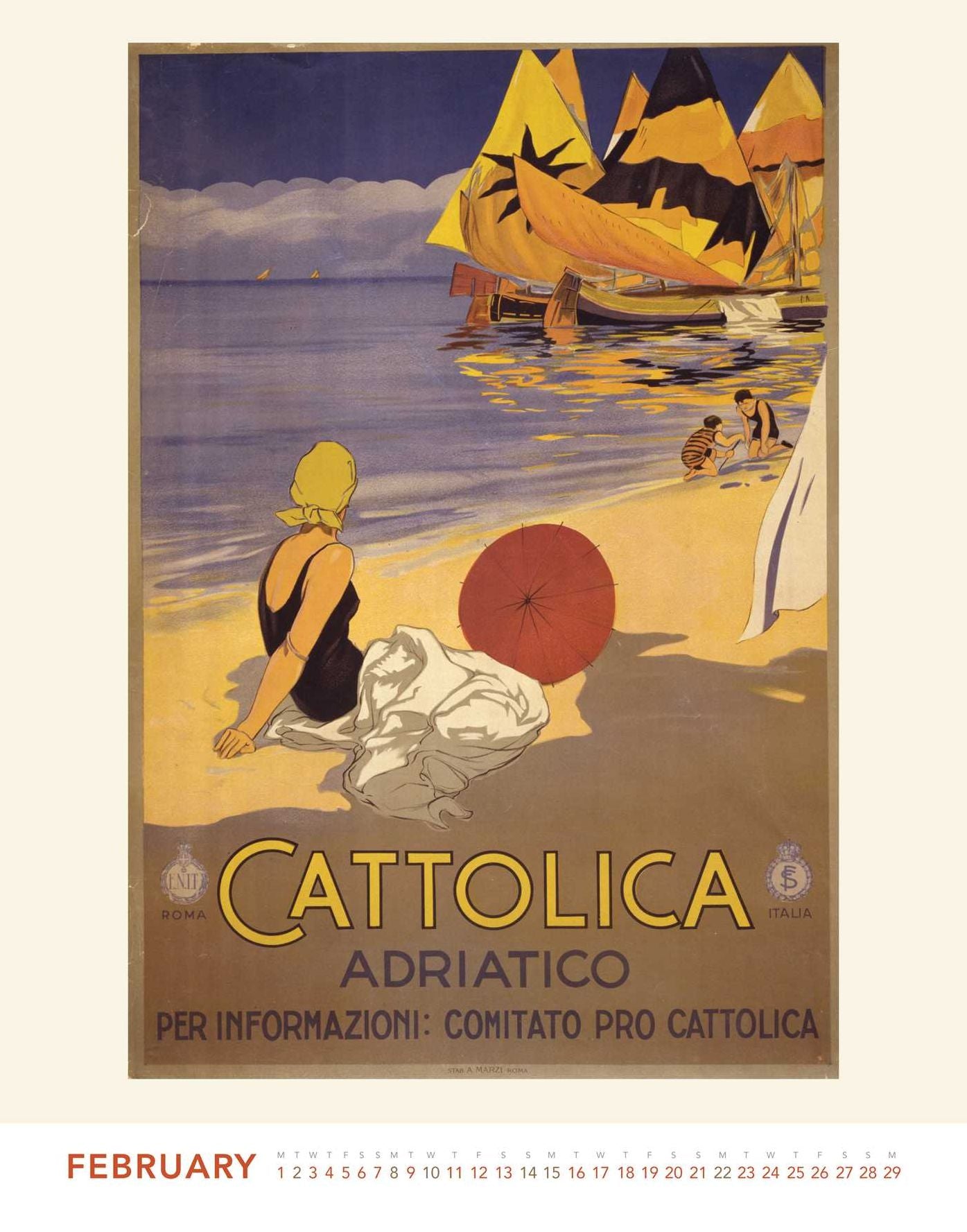 2016 Golden Age Travel Posters Boxed Posters Calendar