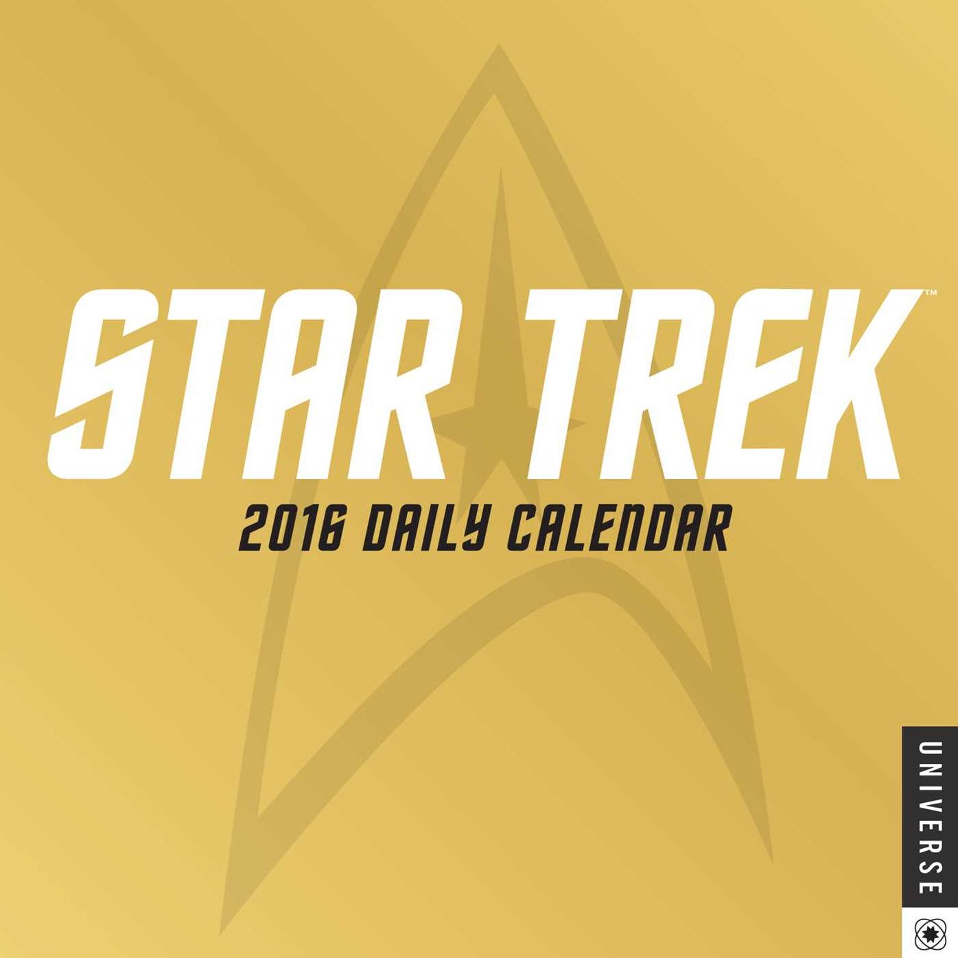 2016 Star Trek Daily Day-to-Day Calendar