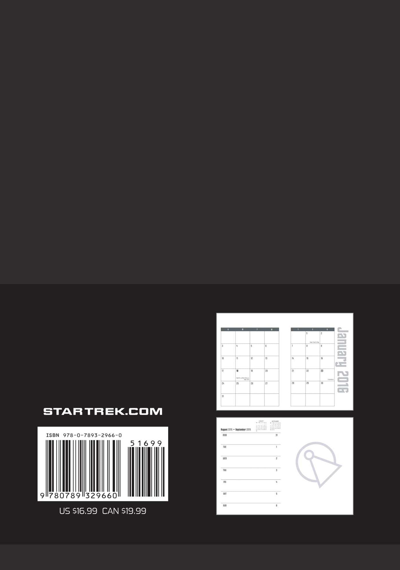 2016 Star Trek Executive Engagement Calendar
