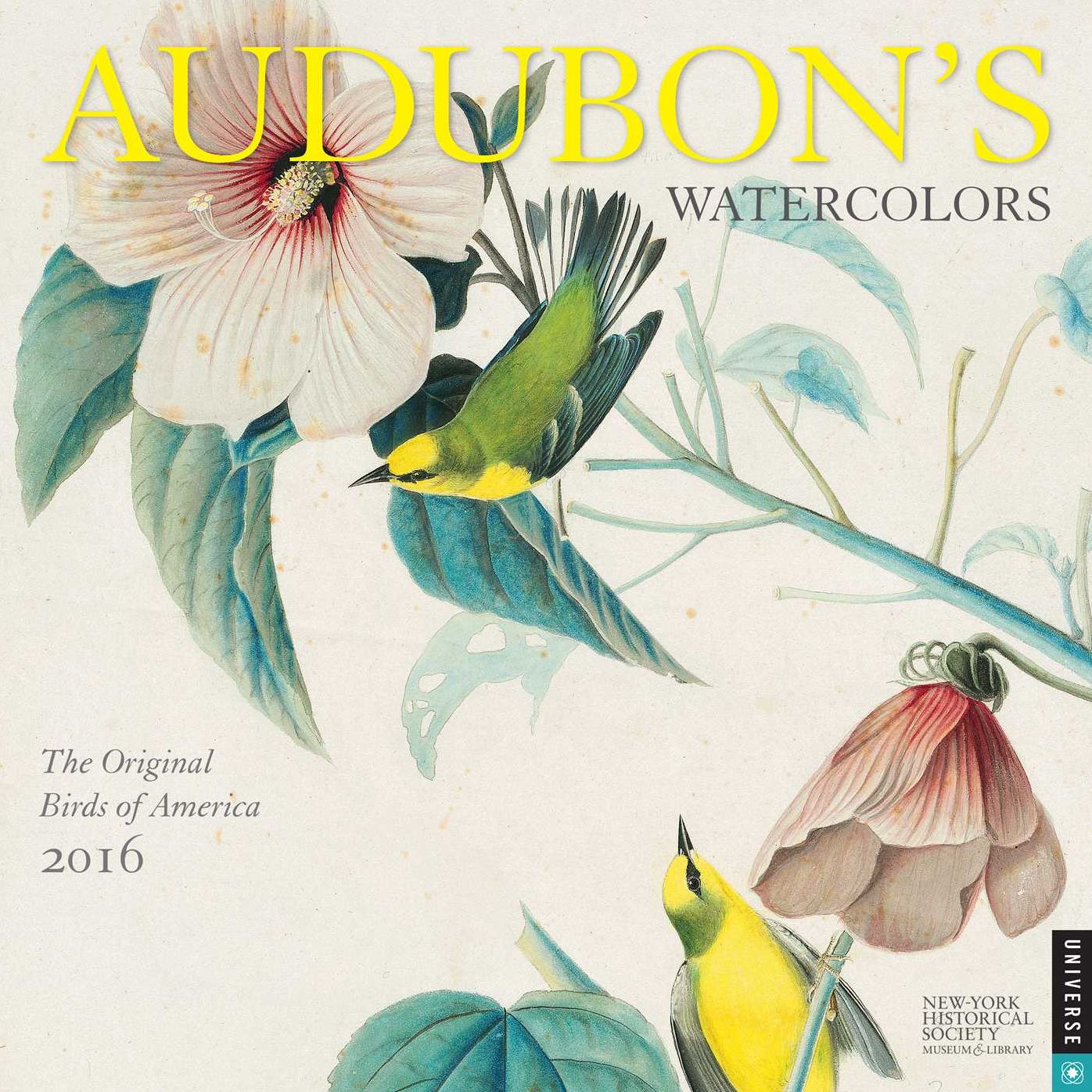Audubon's Watercolors 2016 Wall Calendar: The Original Birds of America