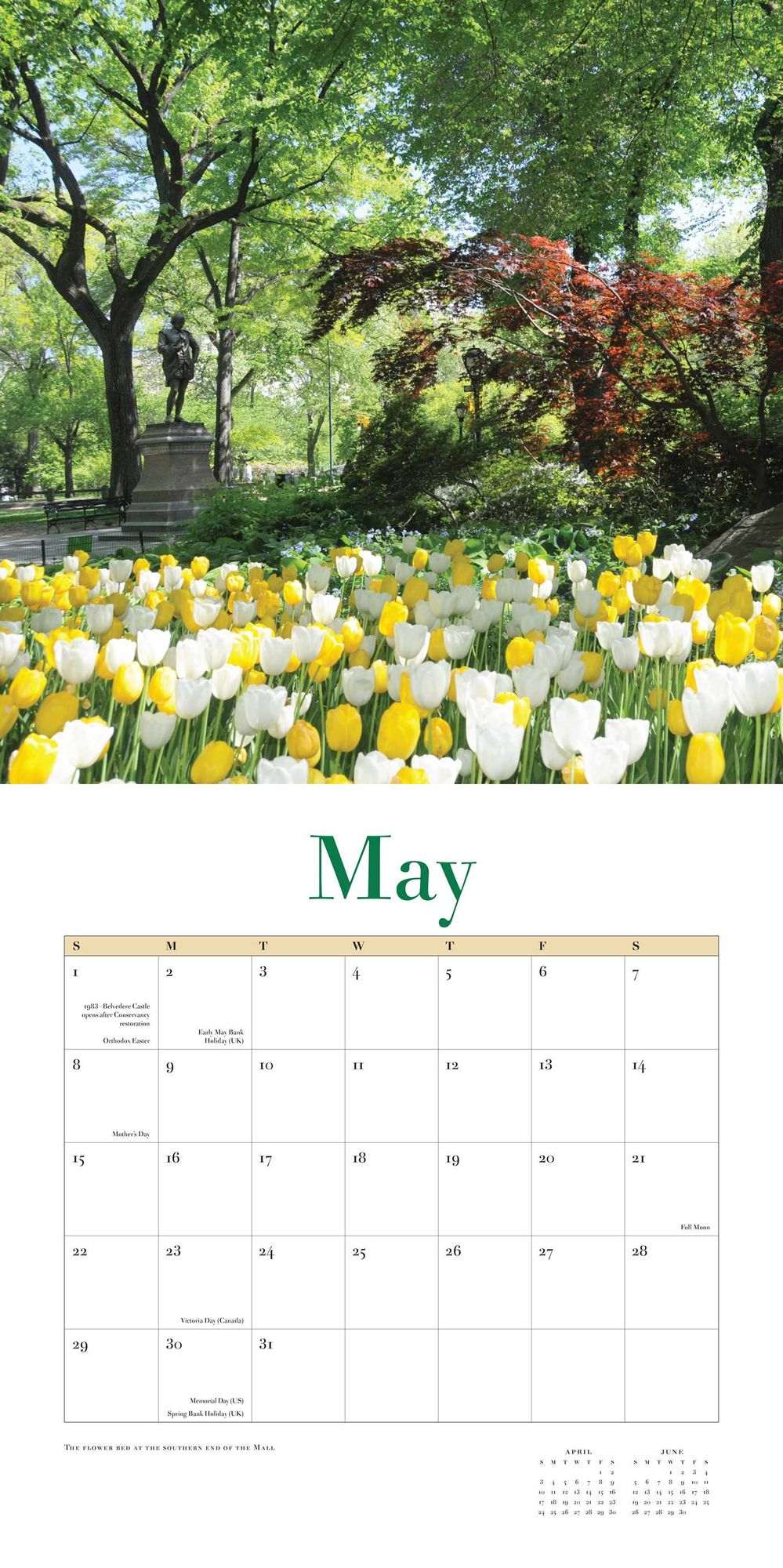 2016 Central Park Wall Calendar