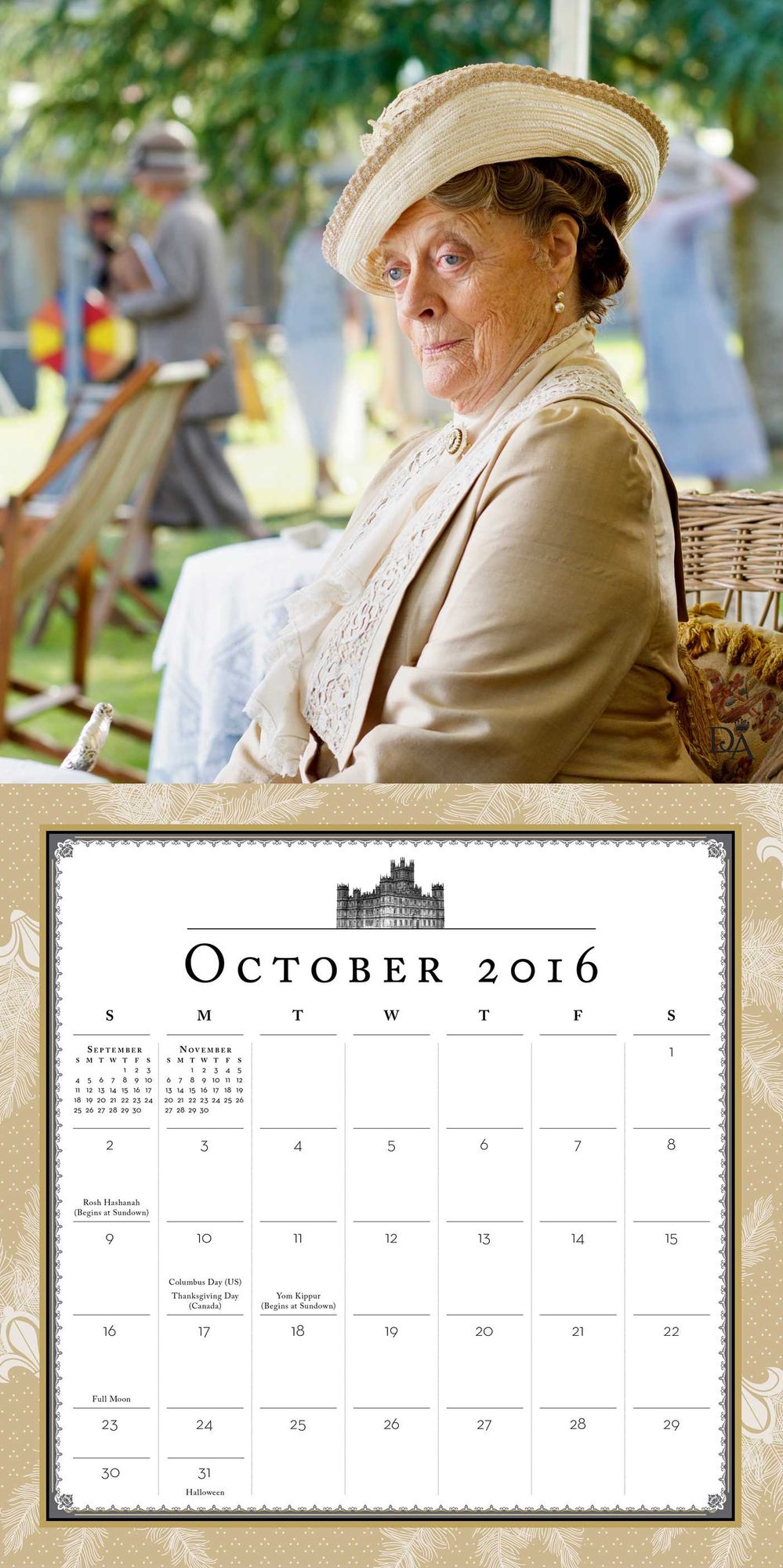 2016 Downton Abbey Mini Wall Calendar