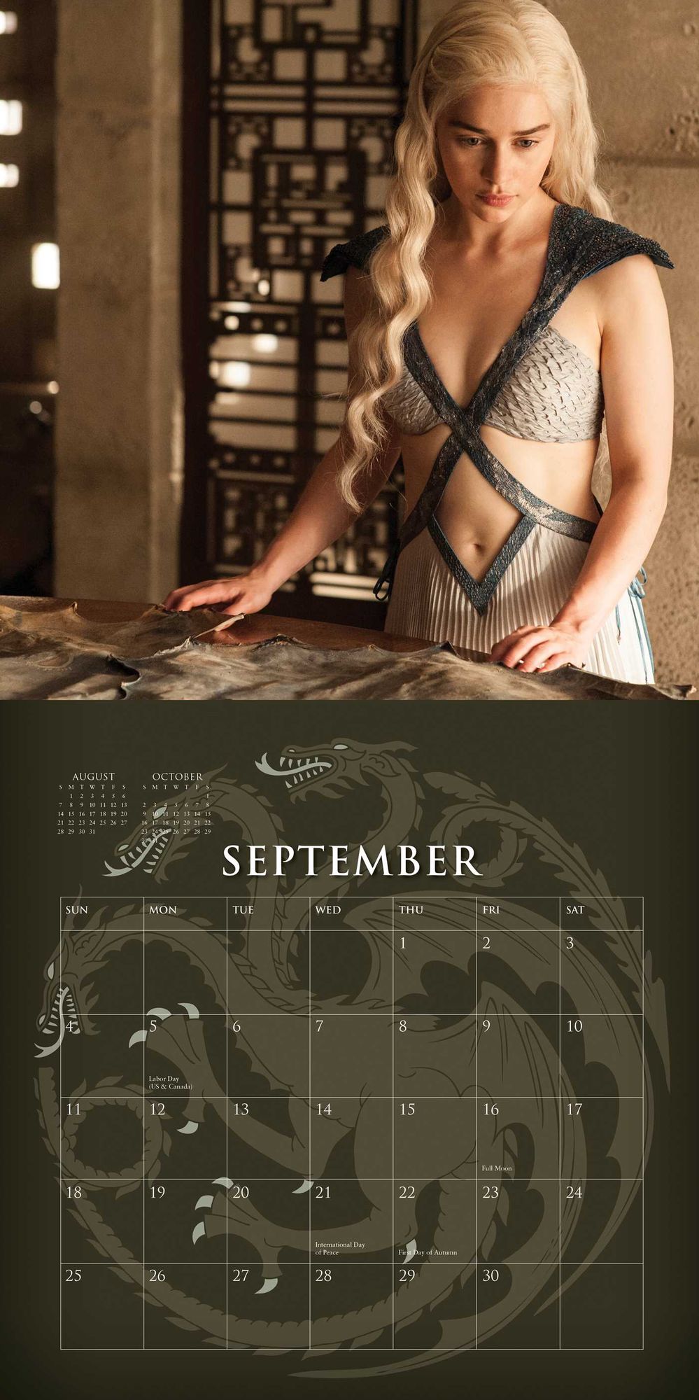 2016 Game of Thrones Wall Calendar