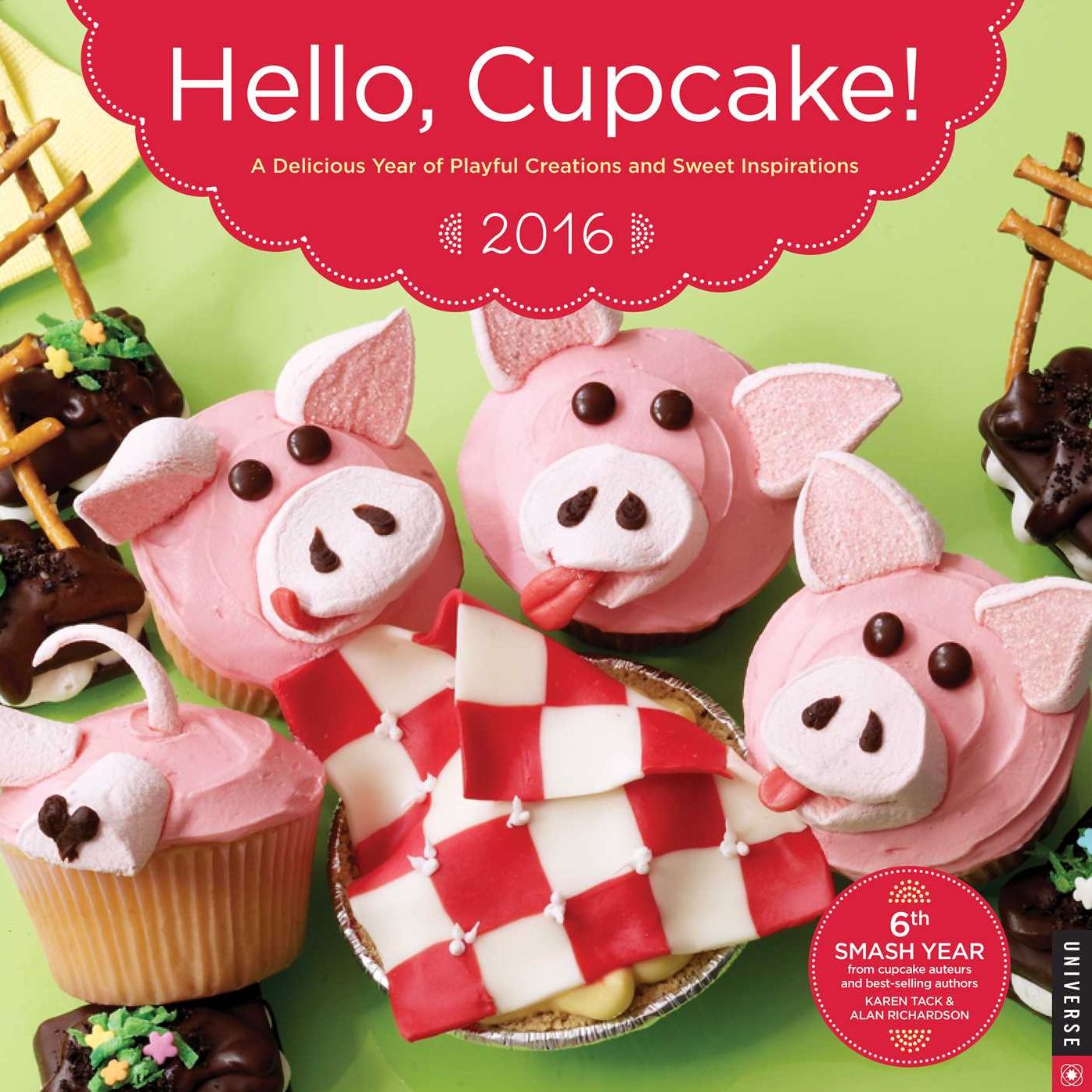 2016 Hello, Cupcake! Wall Calendar
