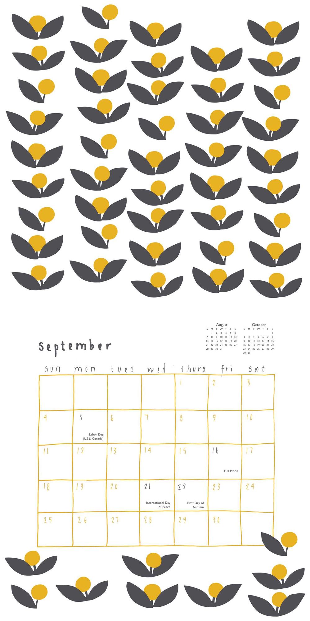 2016 Lotta Jansdotter Wall Calendar