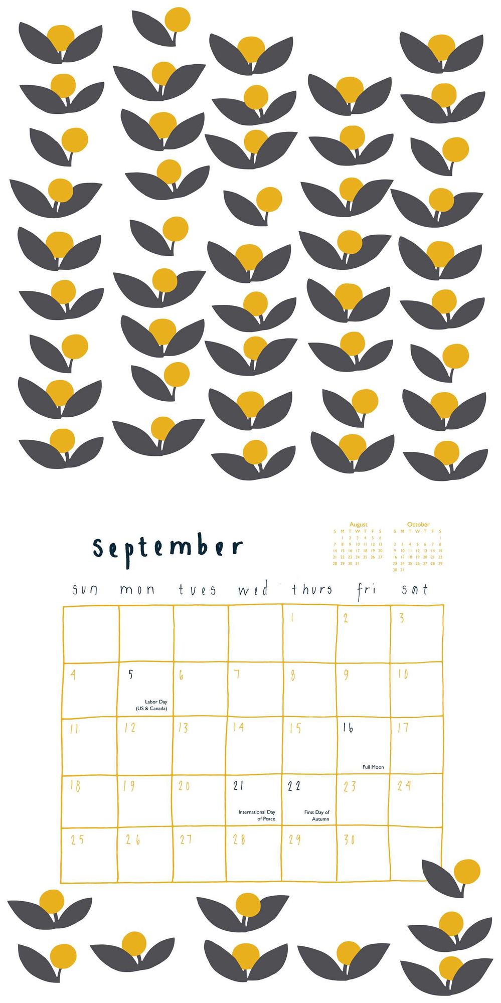 2016 Lotta Jansdotter Wall Calendar