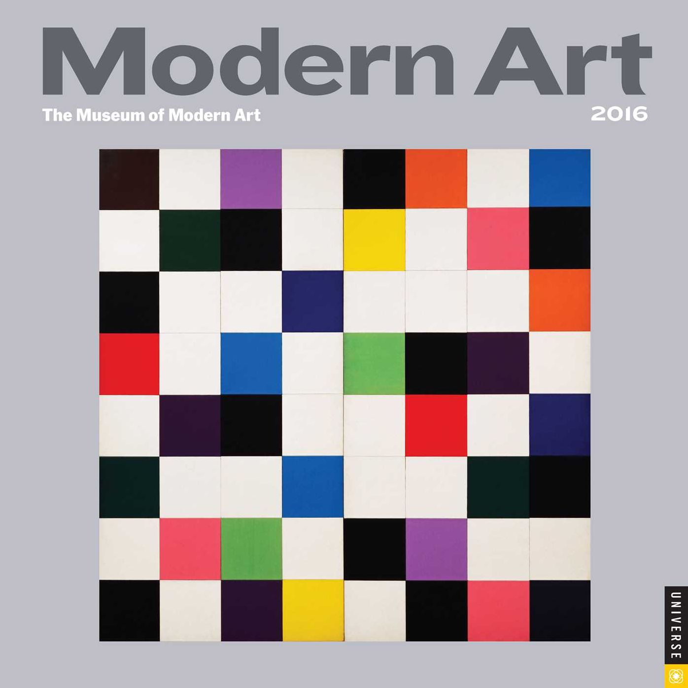 2016 Modern Art Wall Calendar