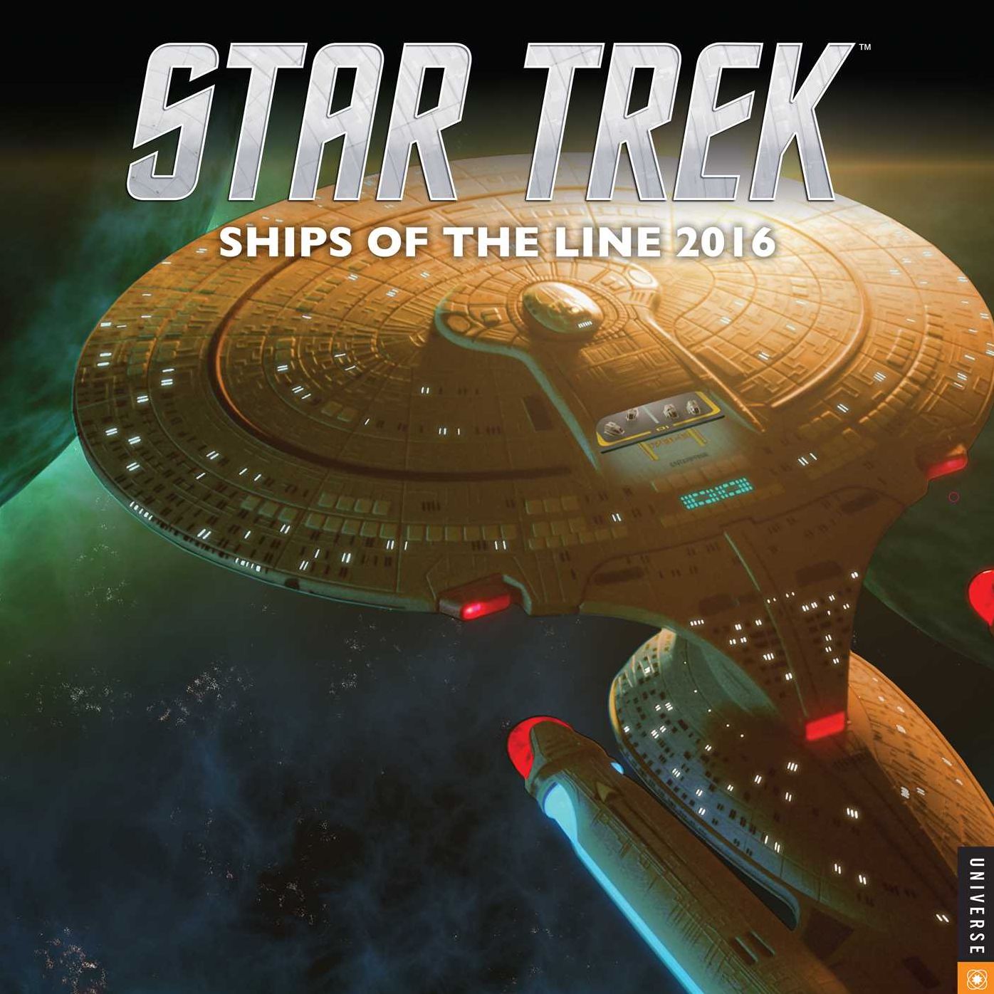 2016 Star Trek Wall Calendar: Ships of the Line
