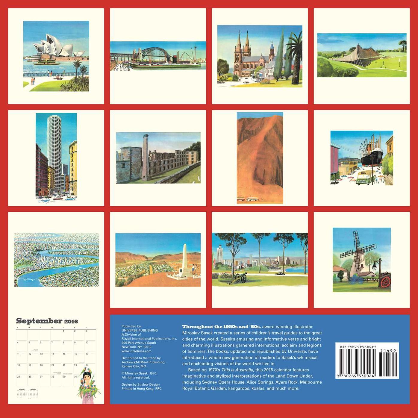 2016 This is Australia Wall Calendar