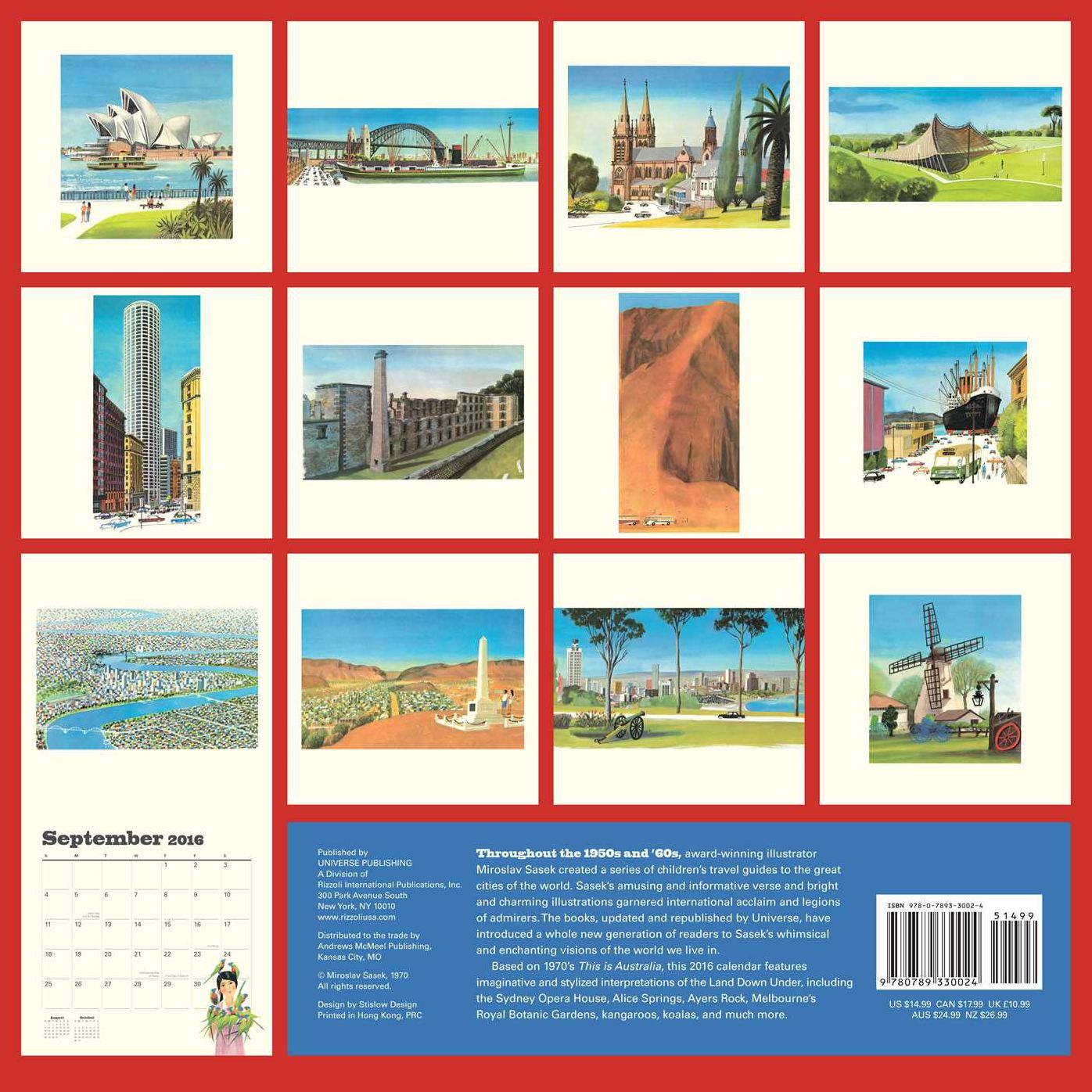 2016 This is Australia Wall Calendar