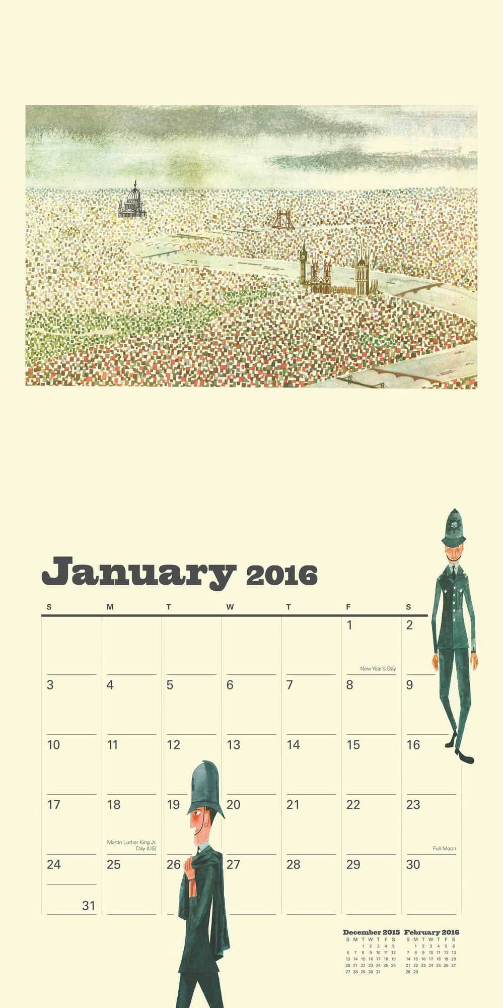 2016 This is London Wall Calendar