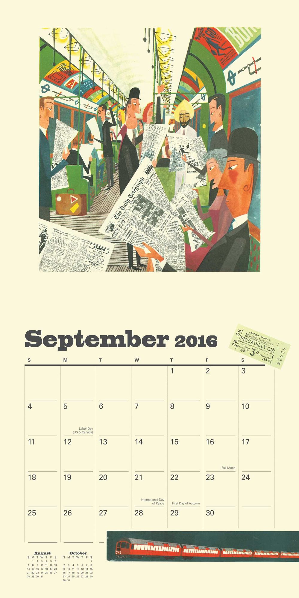 2016 This is London Wall Calendar