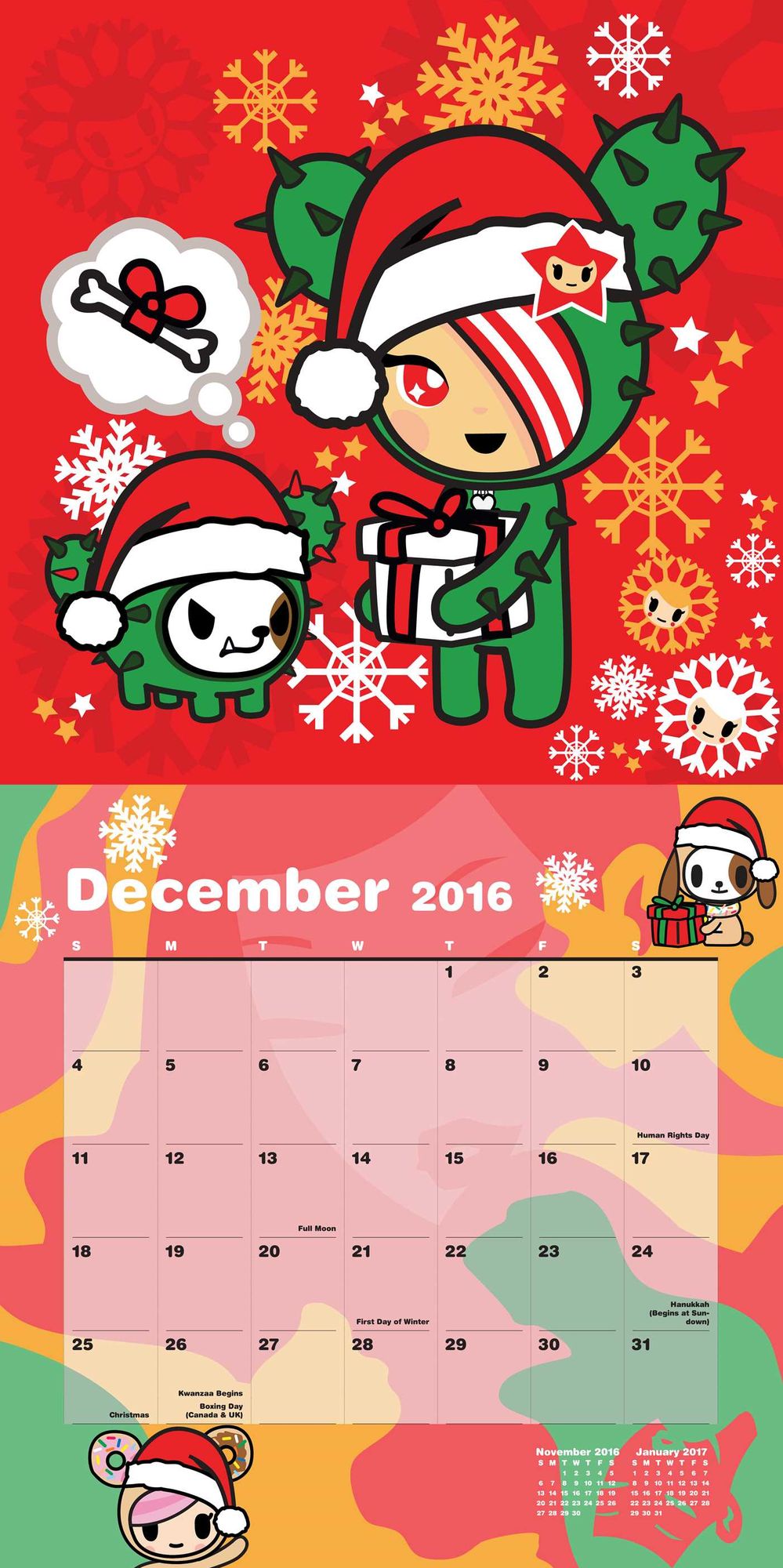 2016 Tokidoki Wall Calendar