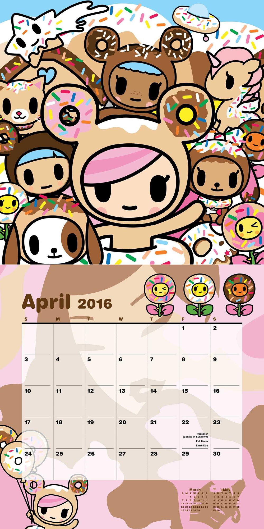 2016 Tokidoki Wall Calendar