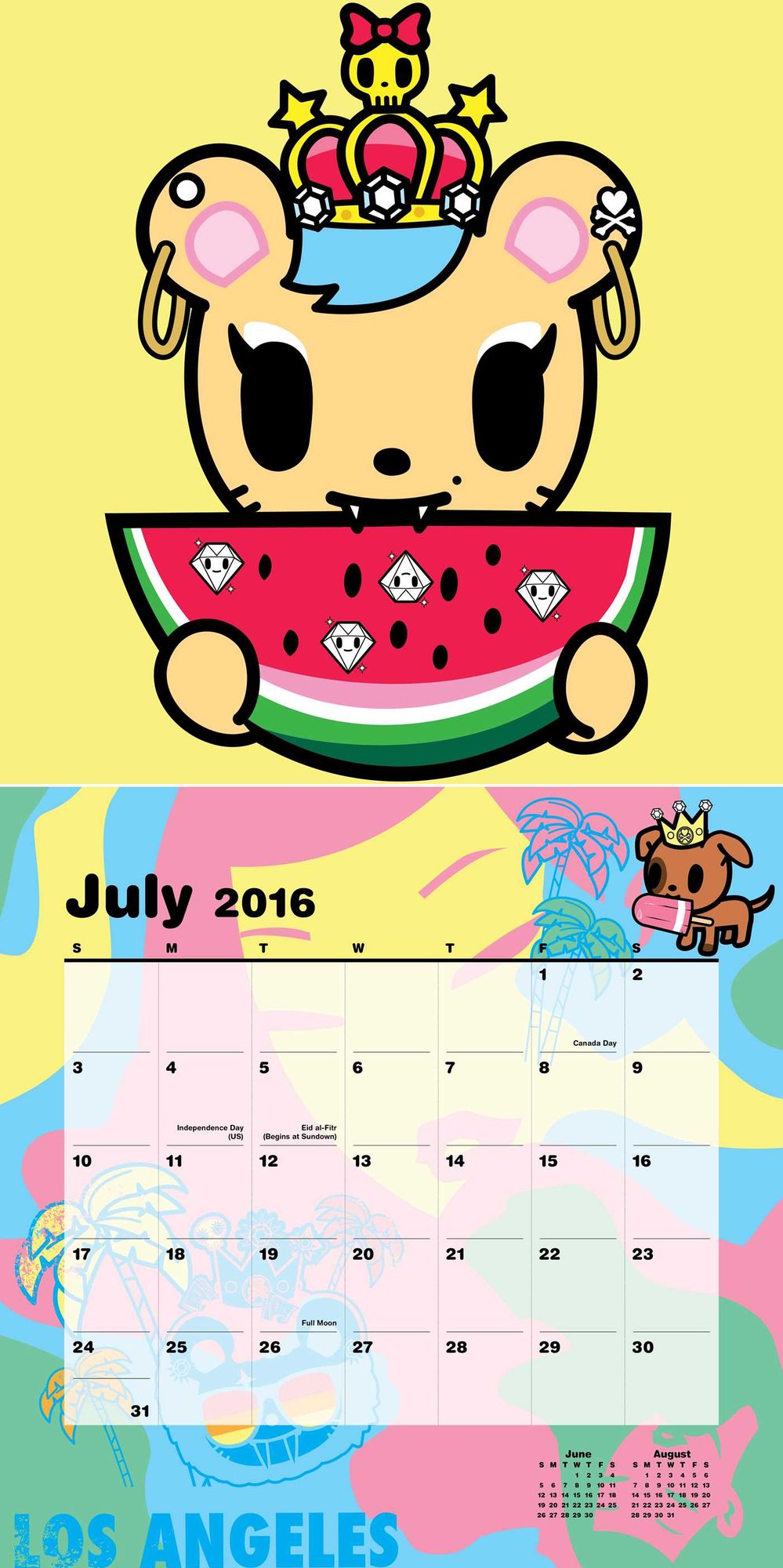 2016 Tokidoki Wall Calendar