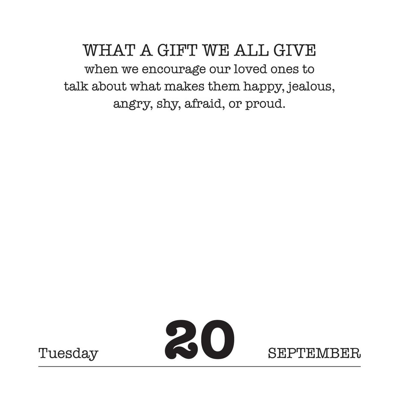 2016 Mister Rogers Day-to-Day Box Calendar
