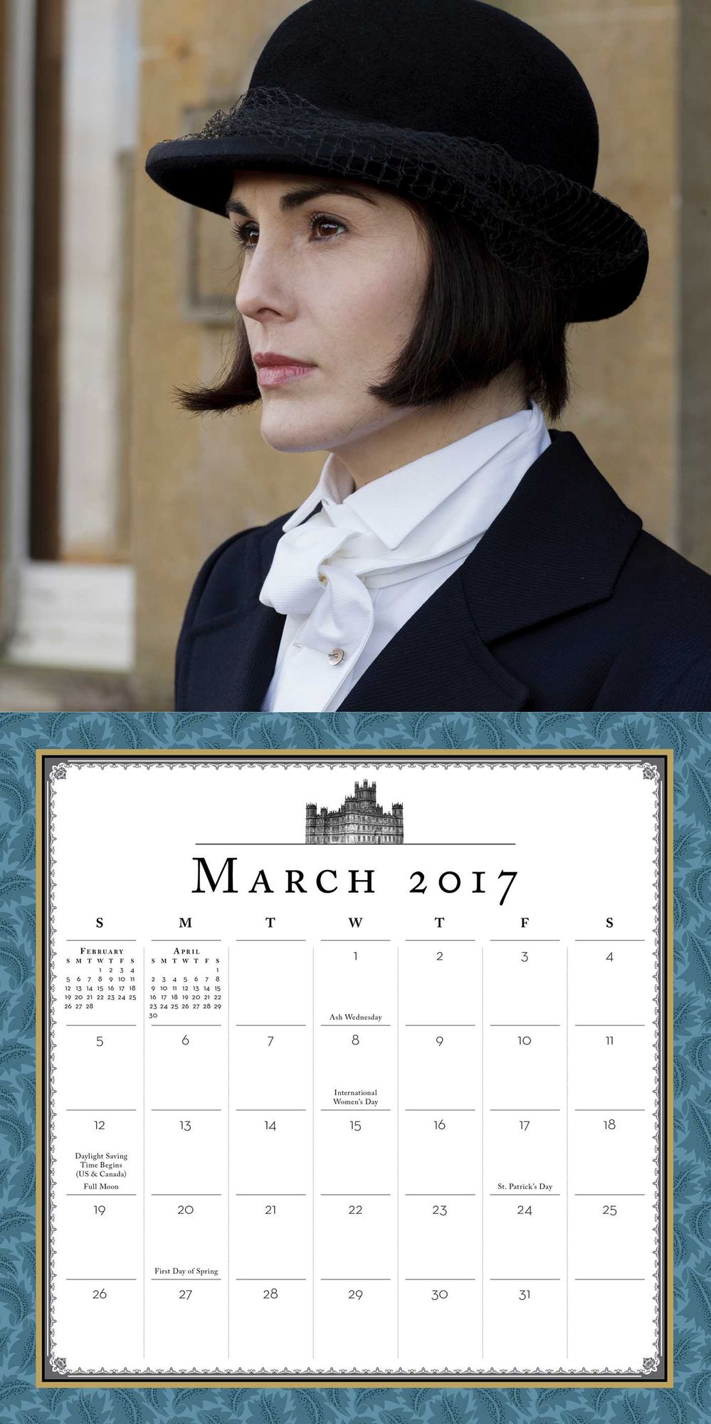 2017 Downton AbbeyWall Calendar
