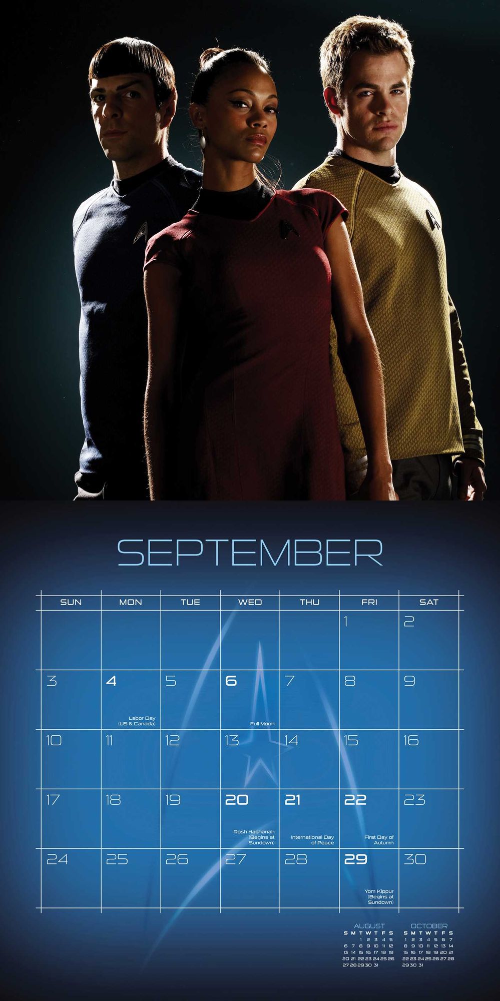 2017 Star Trek Beyond Wall Calendar