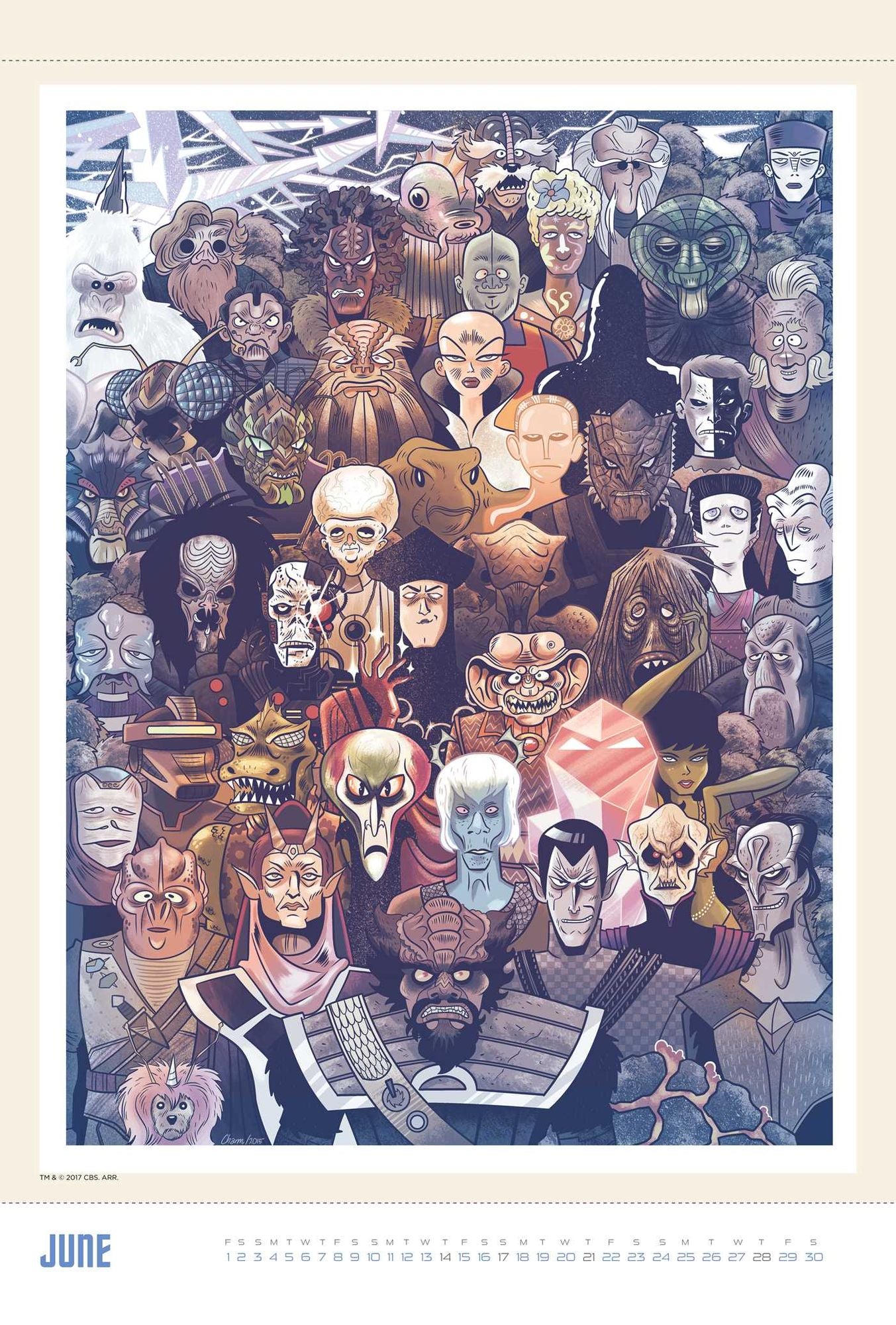 2018 Star Trek Poster Calendar