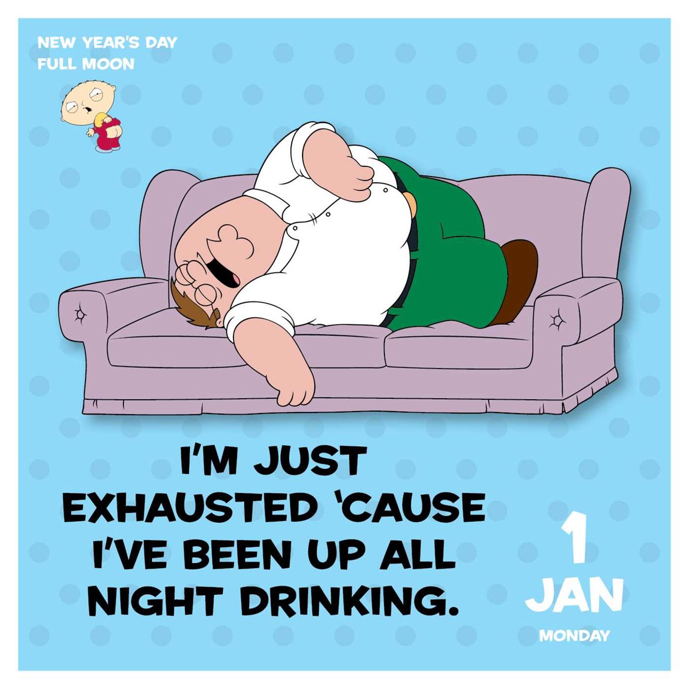 2018 Family Guy Day-to-Day Calendar