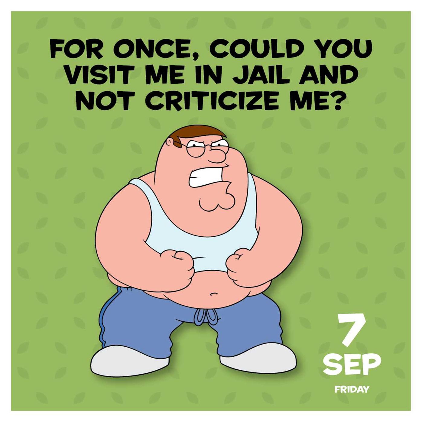 2018 Family Guy Day-to-Day Calendar