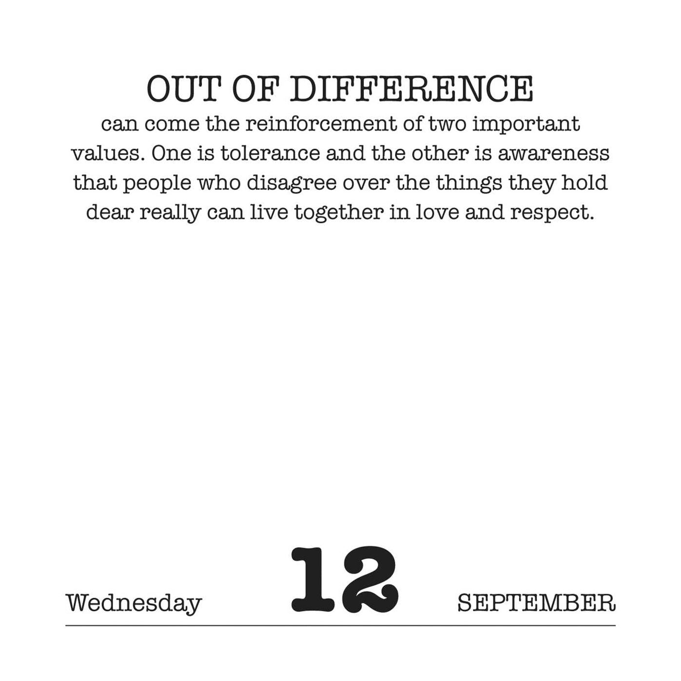 2018 Mister Rogers Day-to-Day Calendar