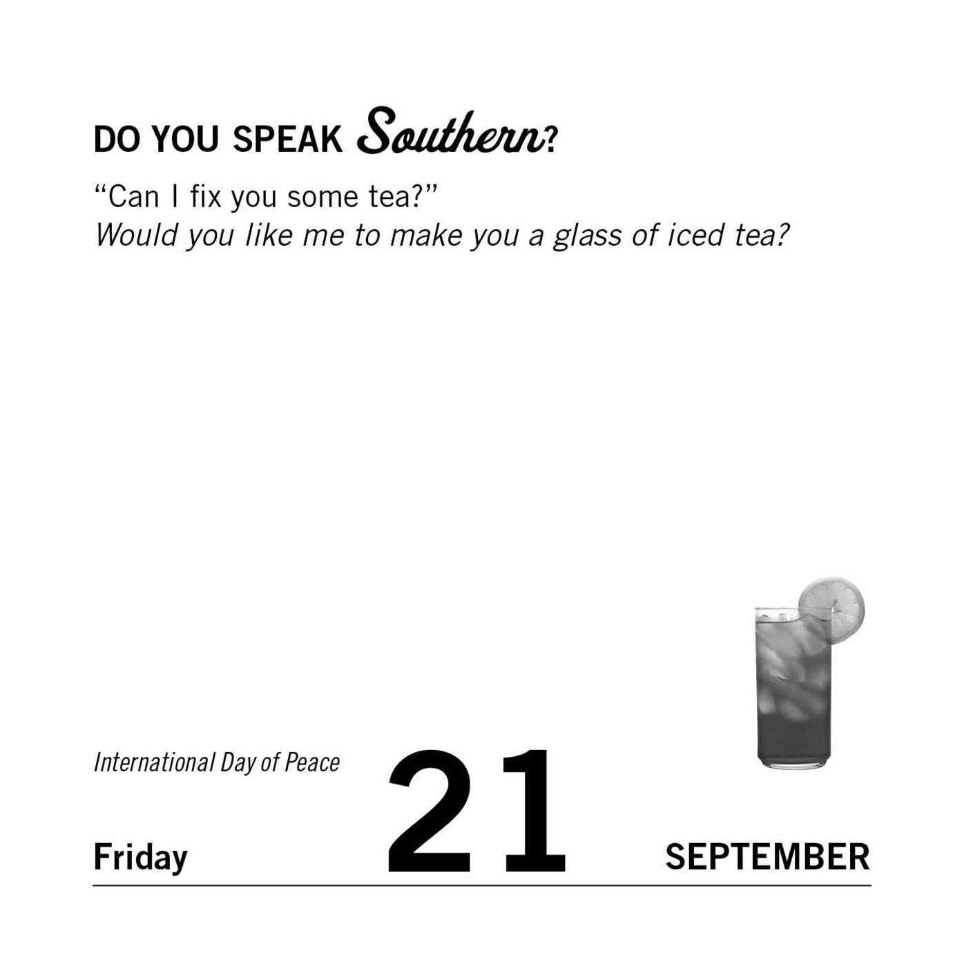 2018 365 Things to Love About Being Southern Day-to-Day Calendar