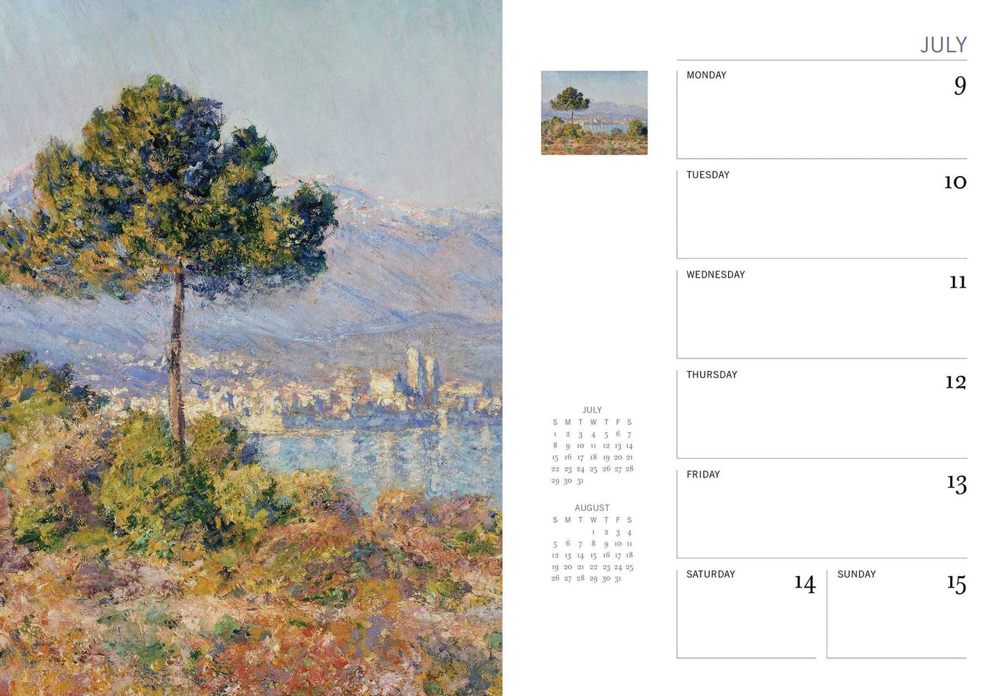 2018 Impressionism Engagement Calendar