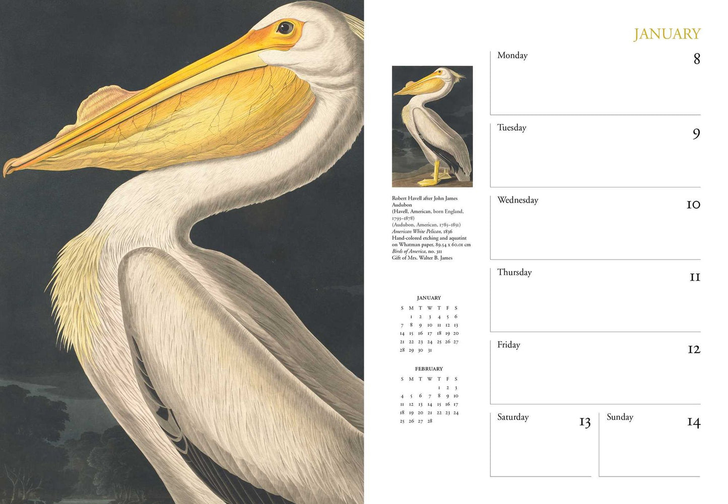 2018 National Gallery of Art Engagement Calendar
