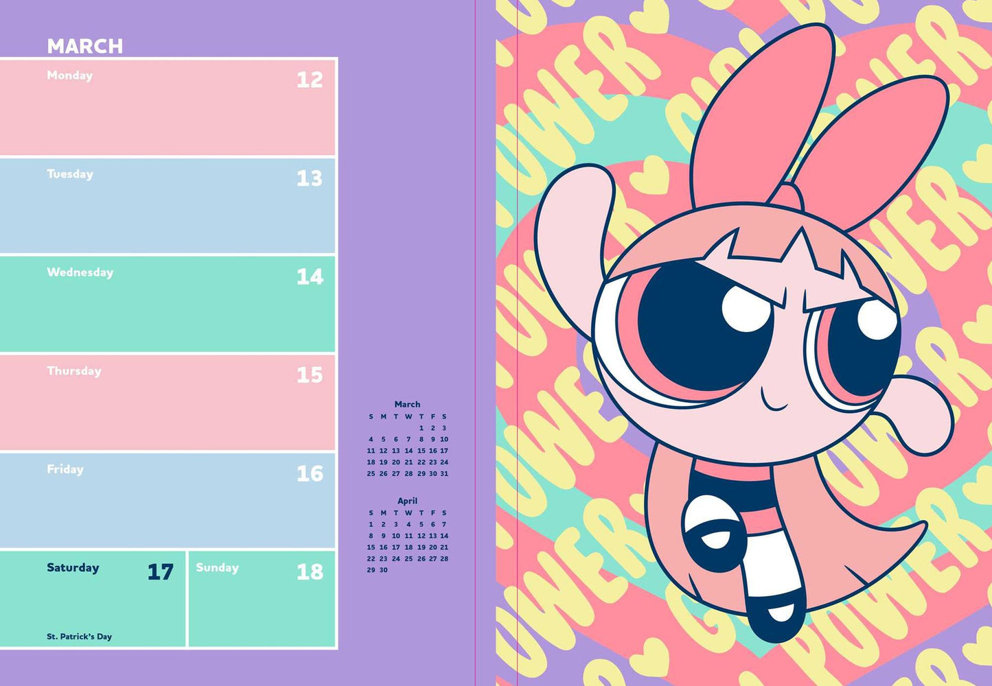 2017-2018 Powerpuff Girls Weekly Planner, The