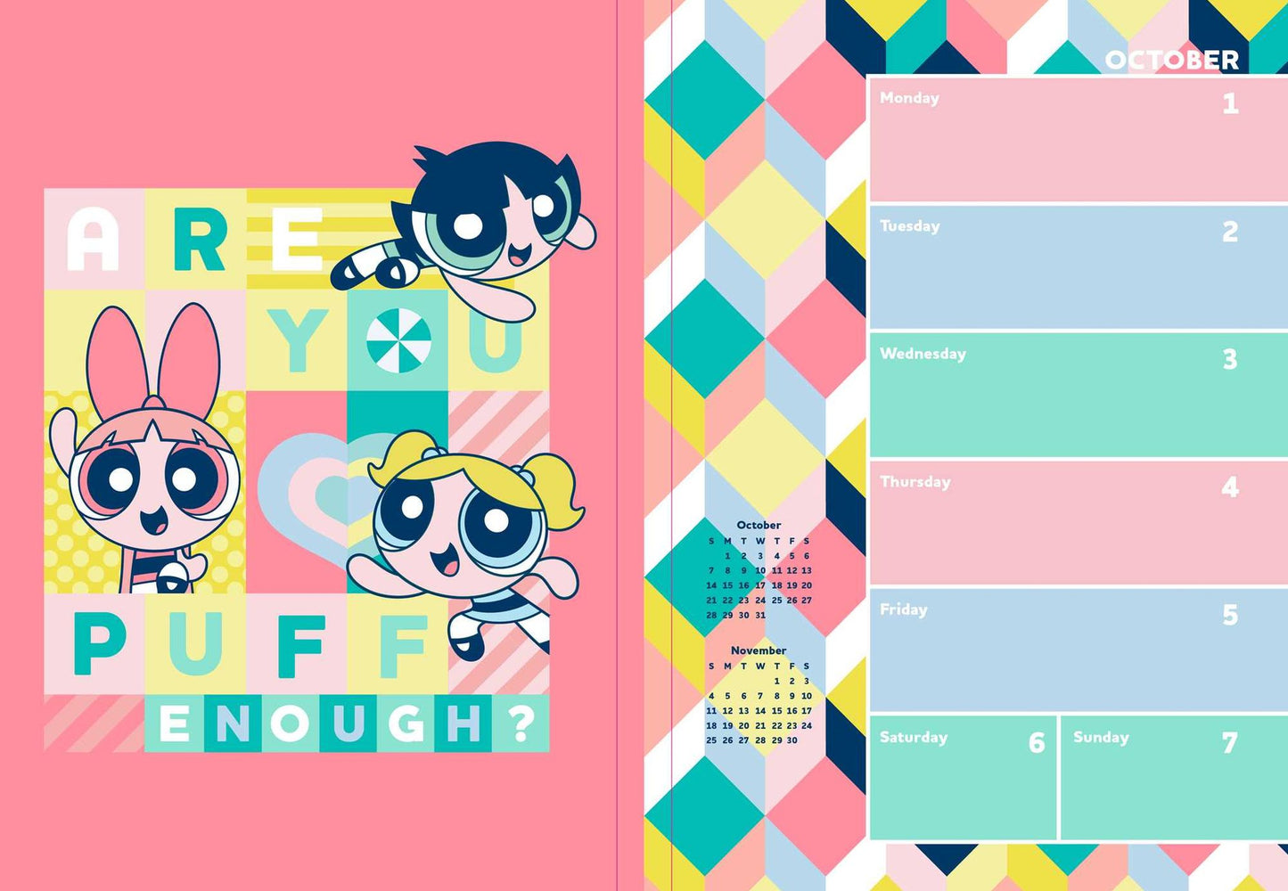 2017-2018 Powerpuff Girls Weekly Planner, The