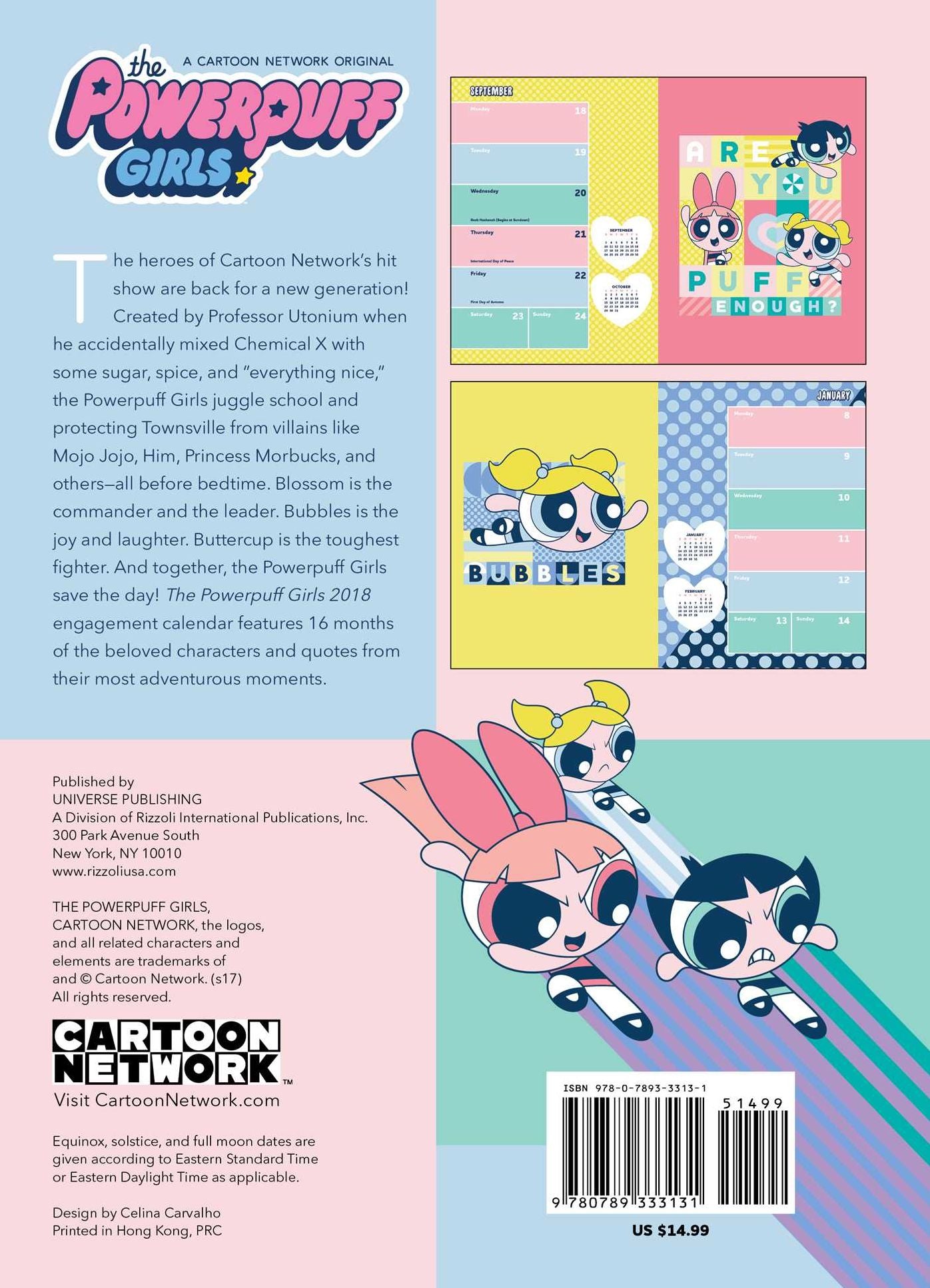 2017-2018 Powerpuff Girls Weekly Planner, The