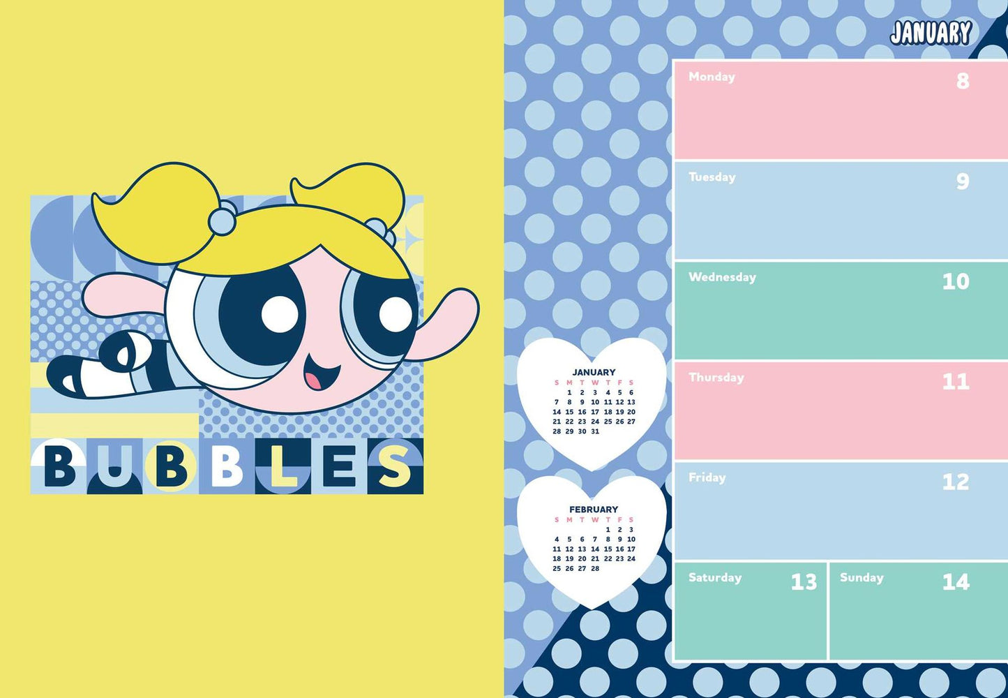 2017-2018 Powerpuff Girls Weekly Planner, The
