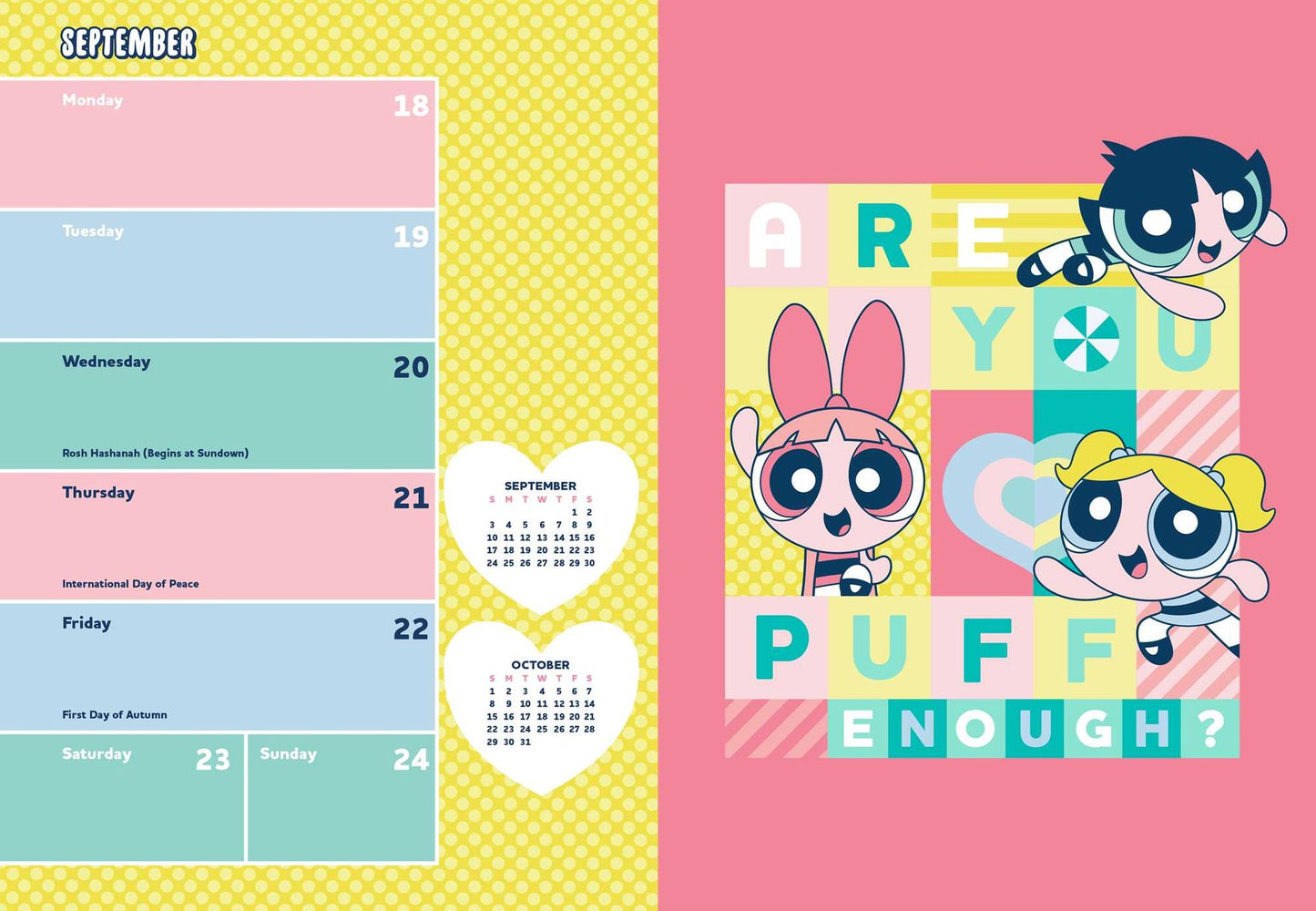 2017-2018 Powerpuff Girls Weekly Planner, The