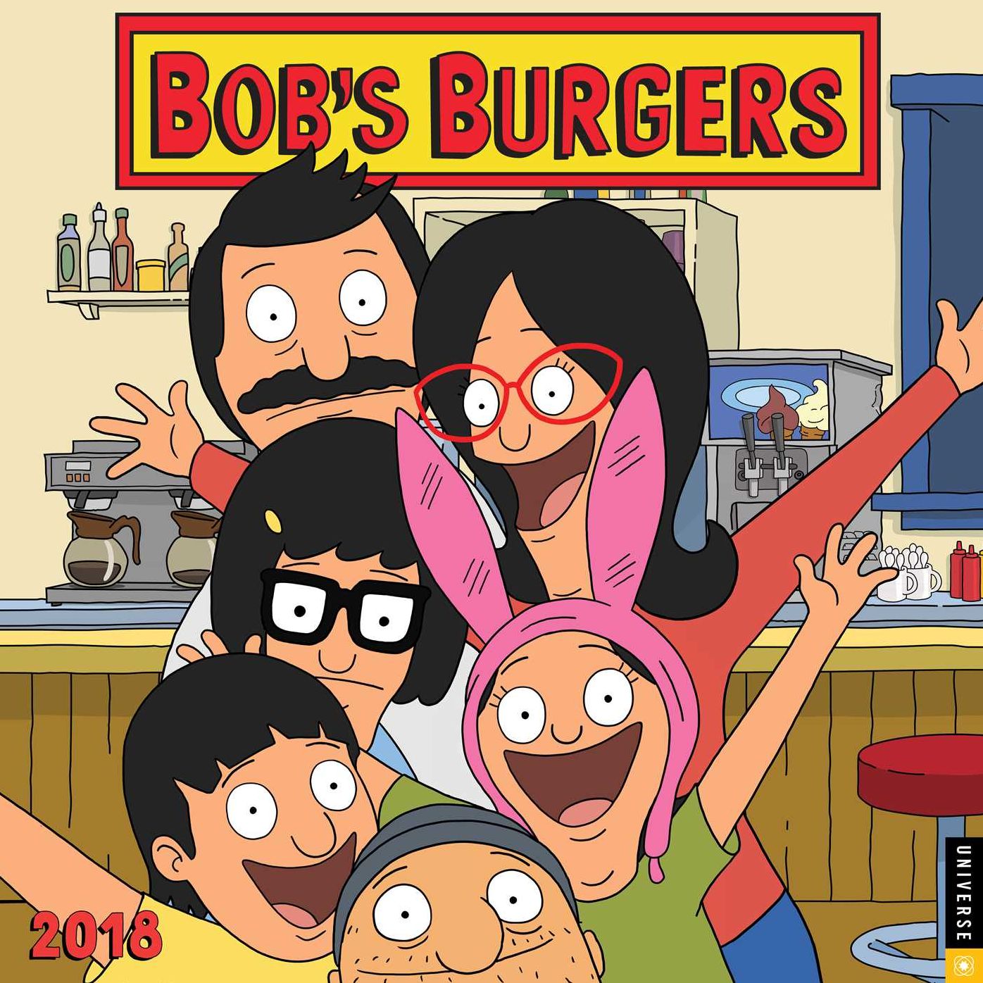 2018 Bob's Burgers Wall Calendar