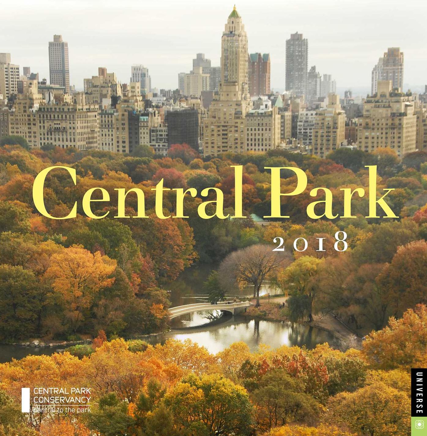 2018 Central Park Wall Calendar