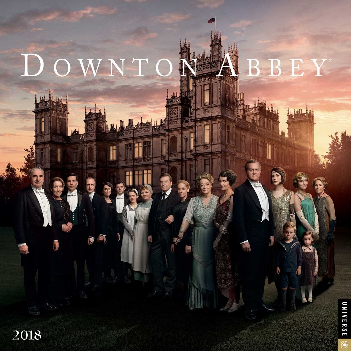 2018 Downton Abbey Mini Wall Calendar