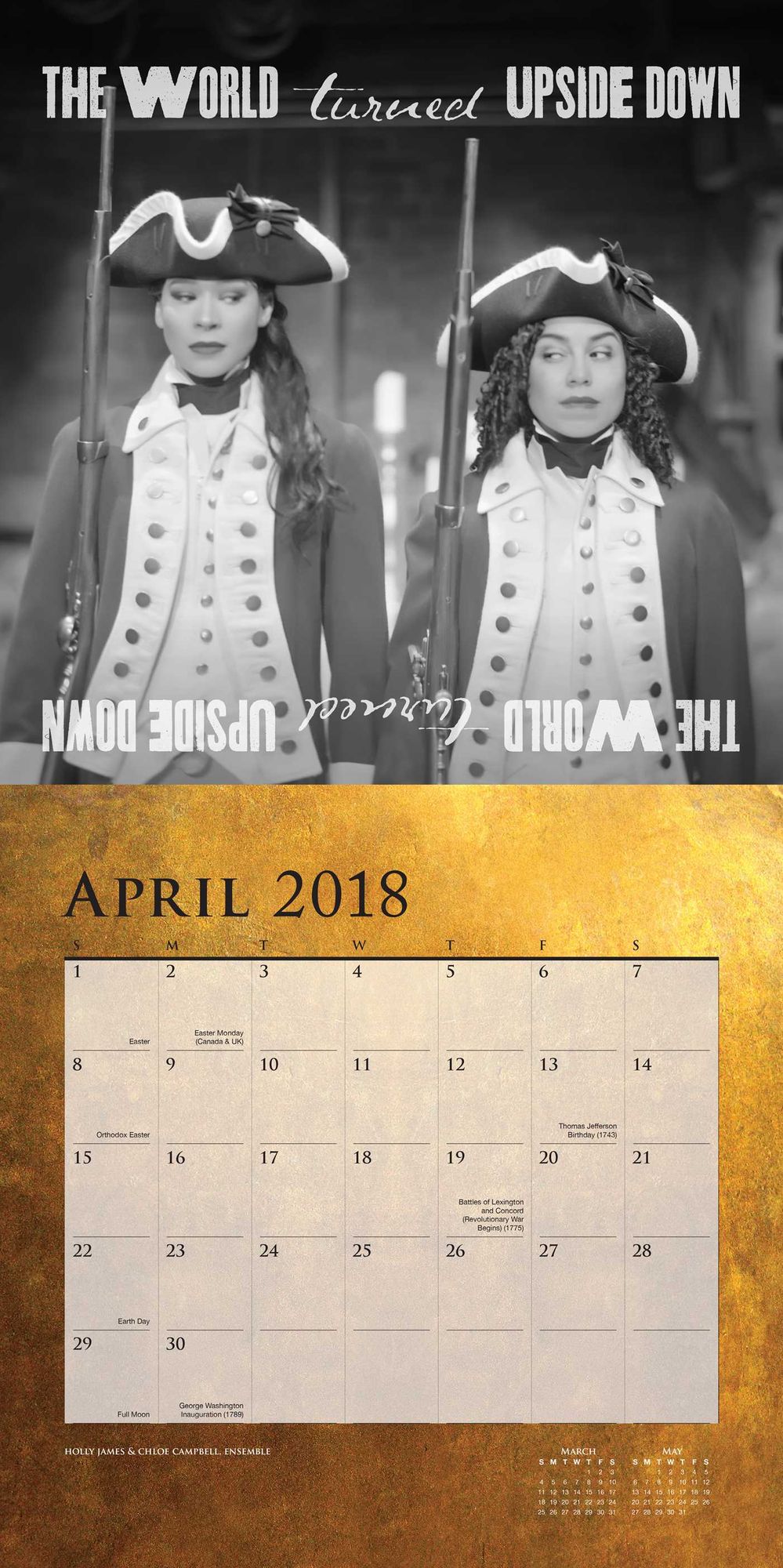 2018 Hamilton Wall Calendar