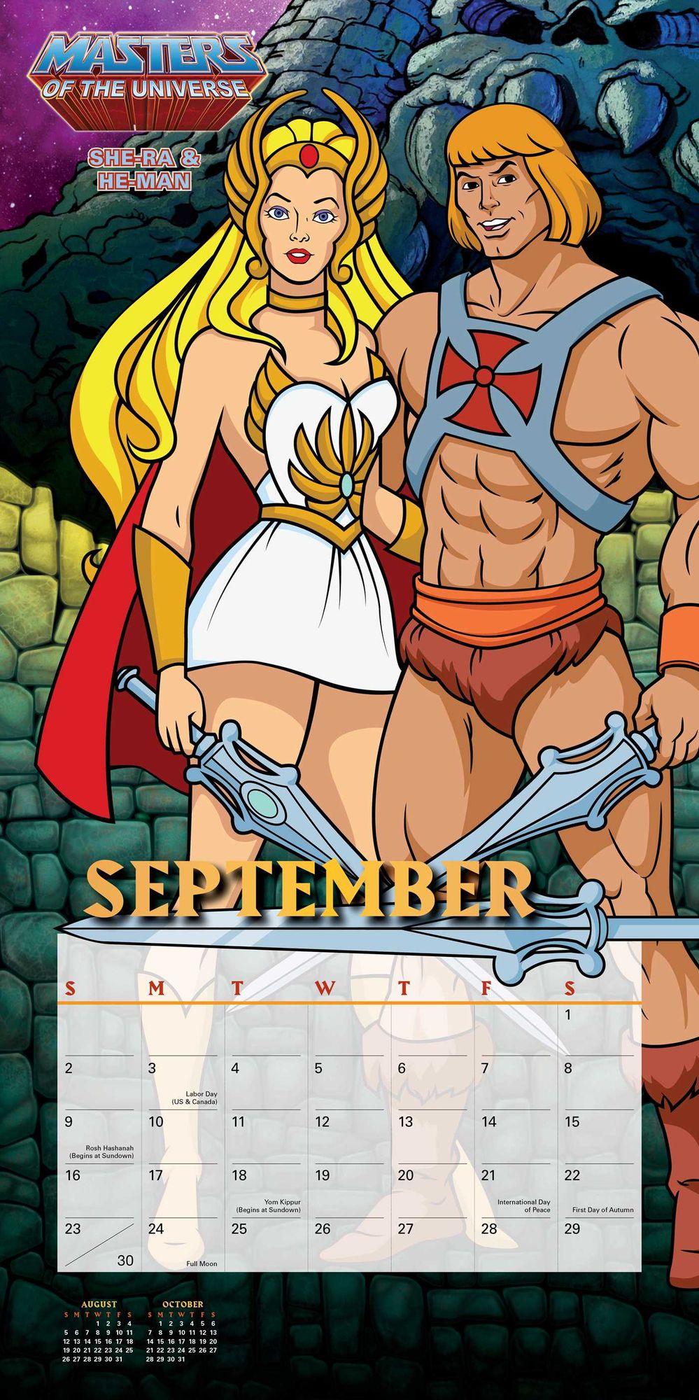 2018 He-Man and the Masters of the Universe Wall Calendar