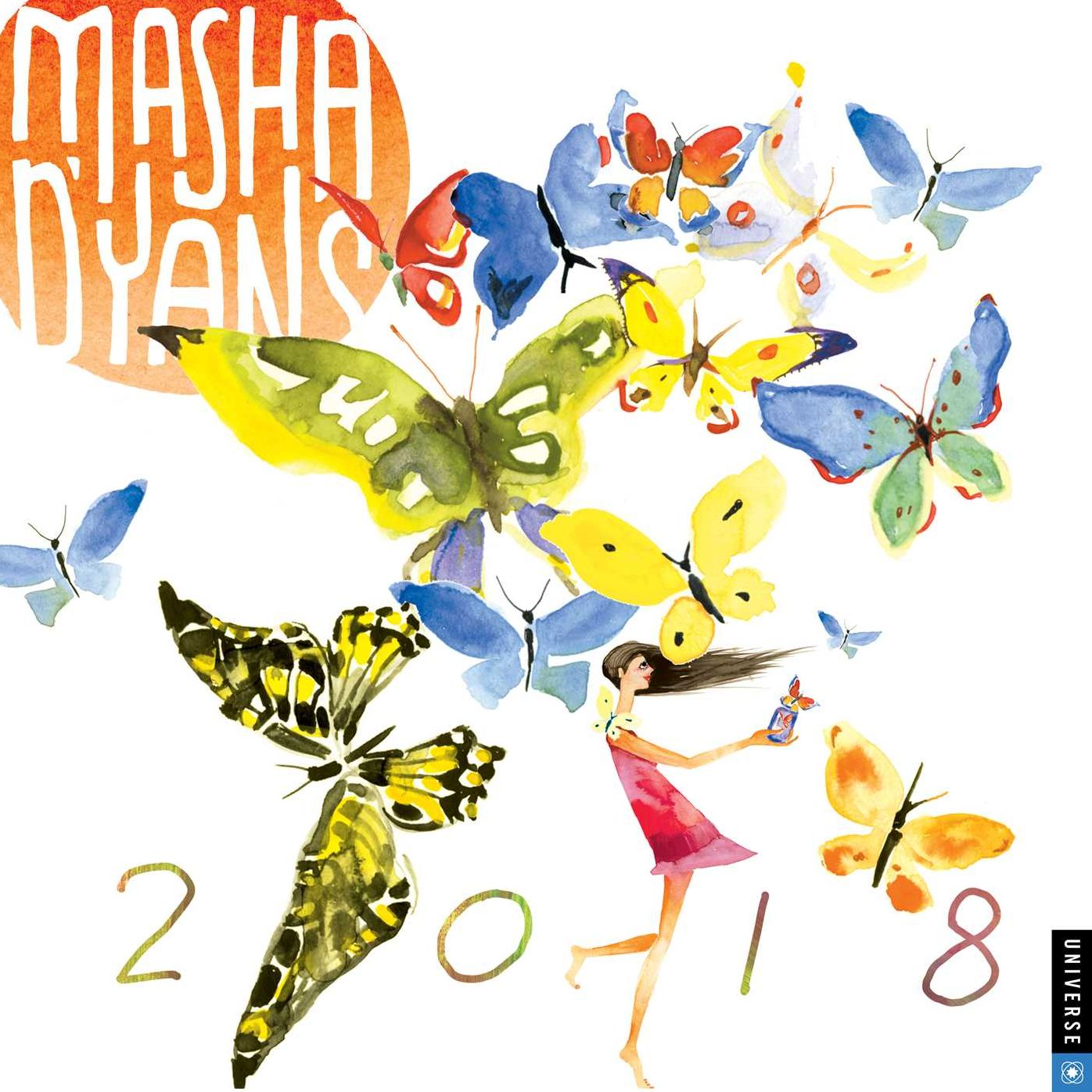 2018 Masha D'yans Wall Calendar
