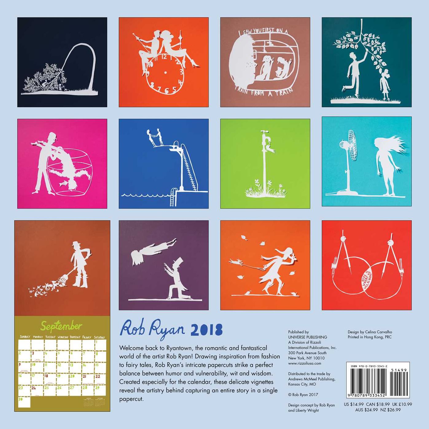 2018 Rob Ryan Wall Calendar