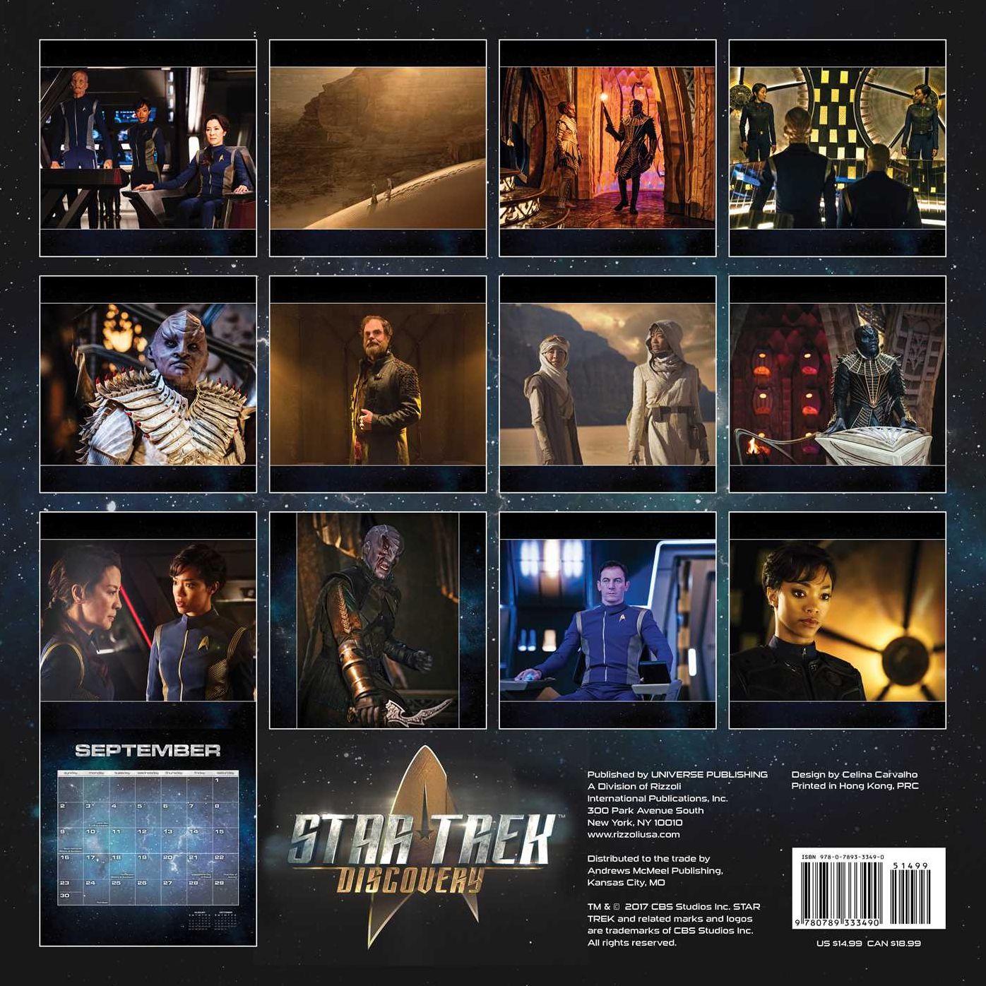 2018 Star Trek Discovery Wall Calendar