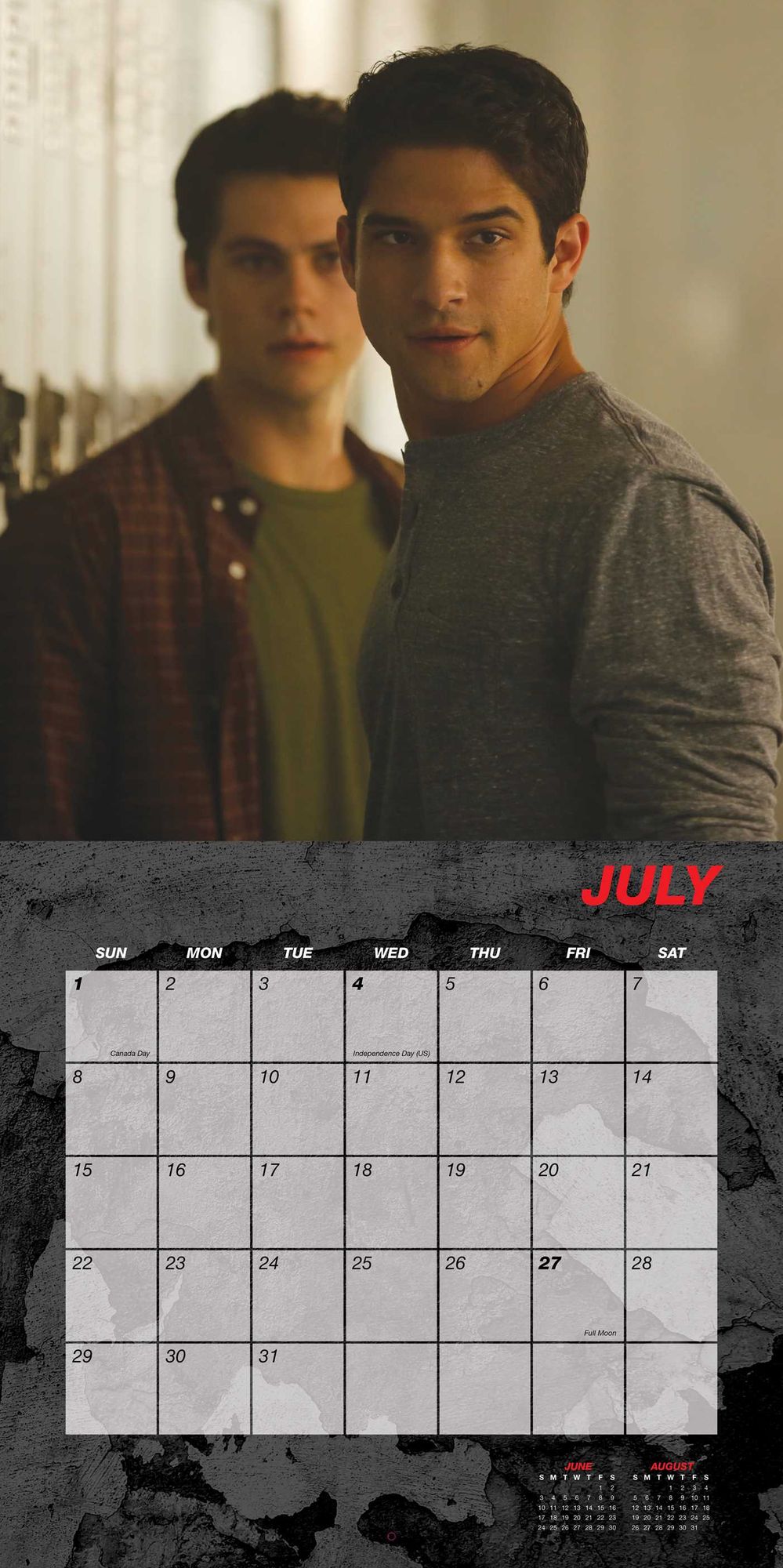 2018 Teen Wolf Wall Calendar