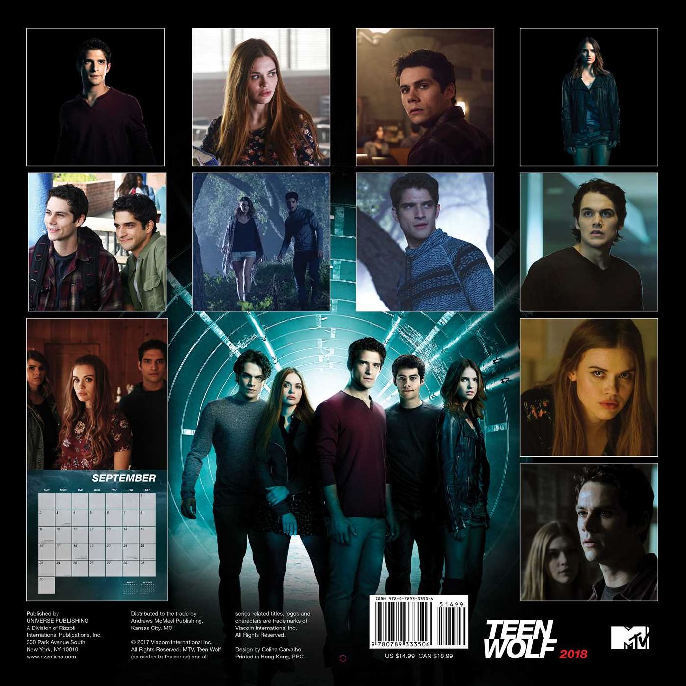 2018 Teen Wolf Wall Calendar